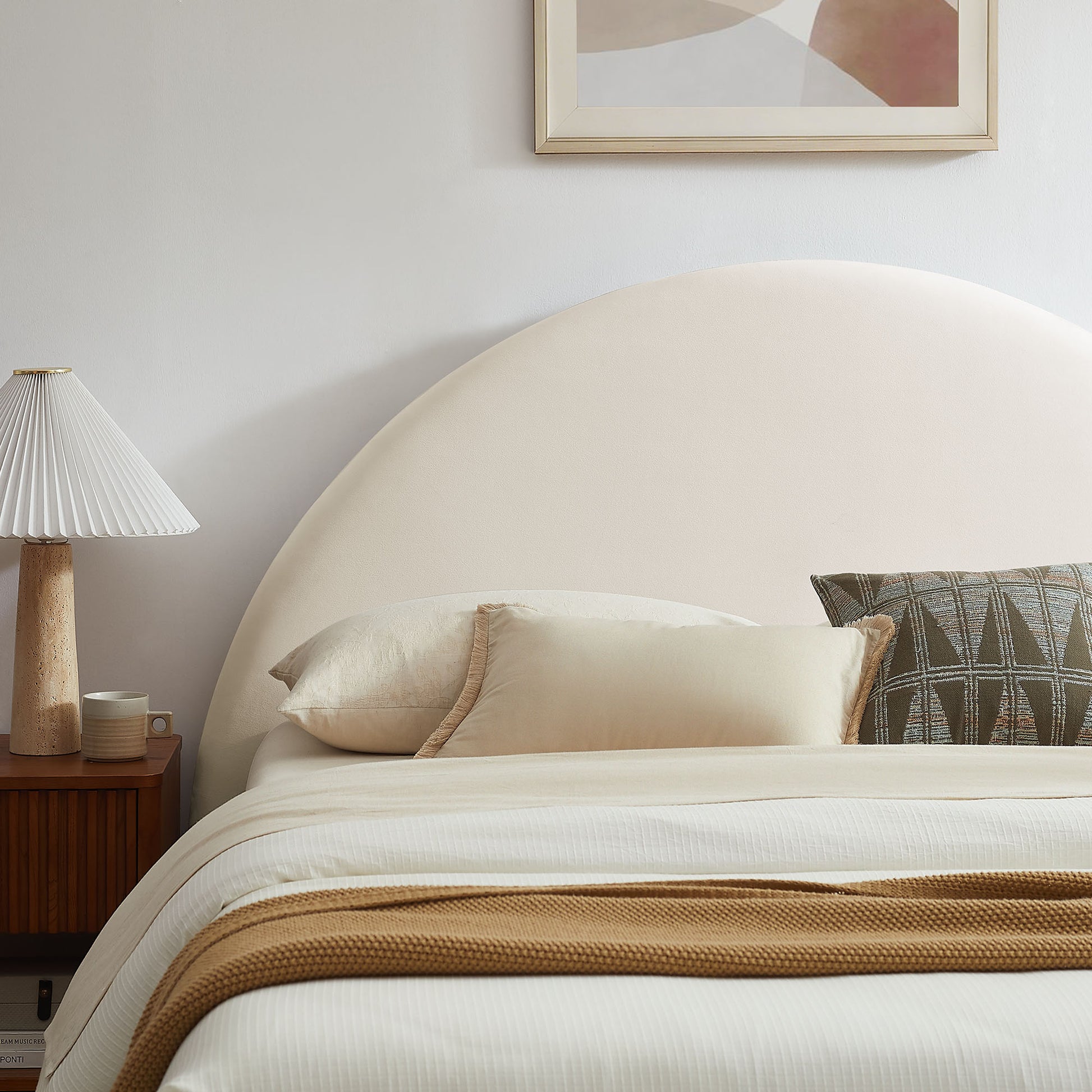 Resort Full Arched Performance Velvet Storage Platform Bed Frame by Modway