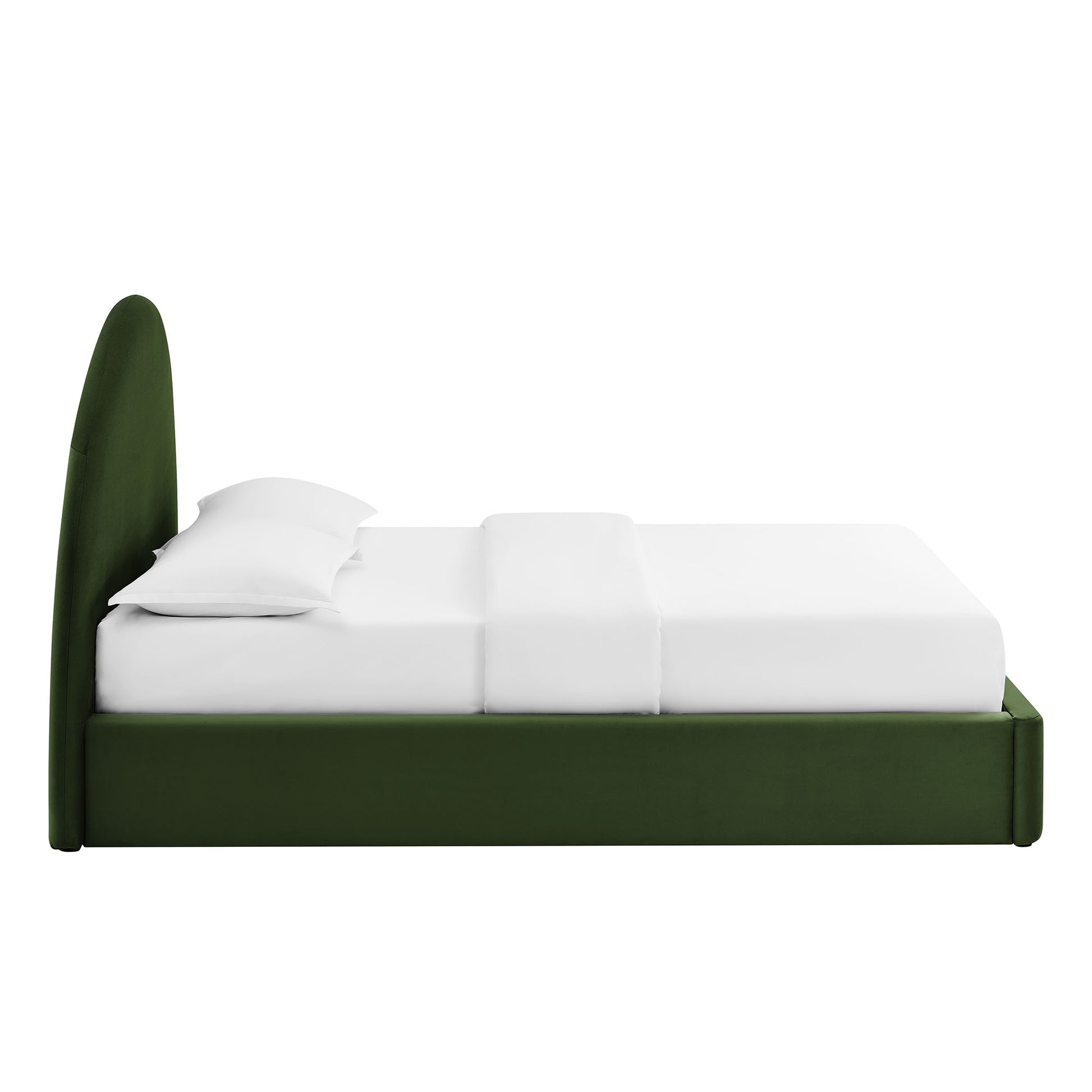 Resort Full Arched Performance Velvet Storage Platform Bed Frame by Modway