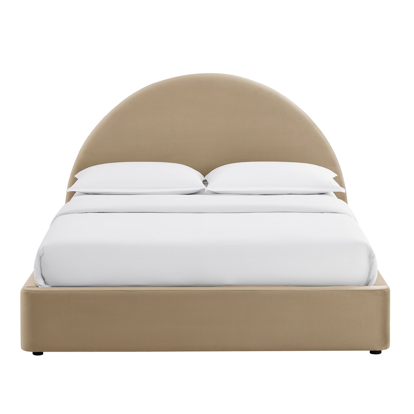 Resort Full Arched Performance Velvet Storage Platform Bed Frame by Modway