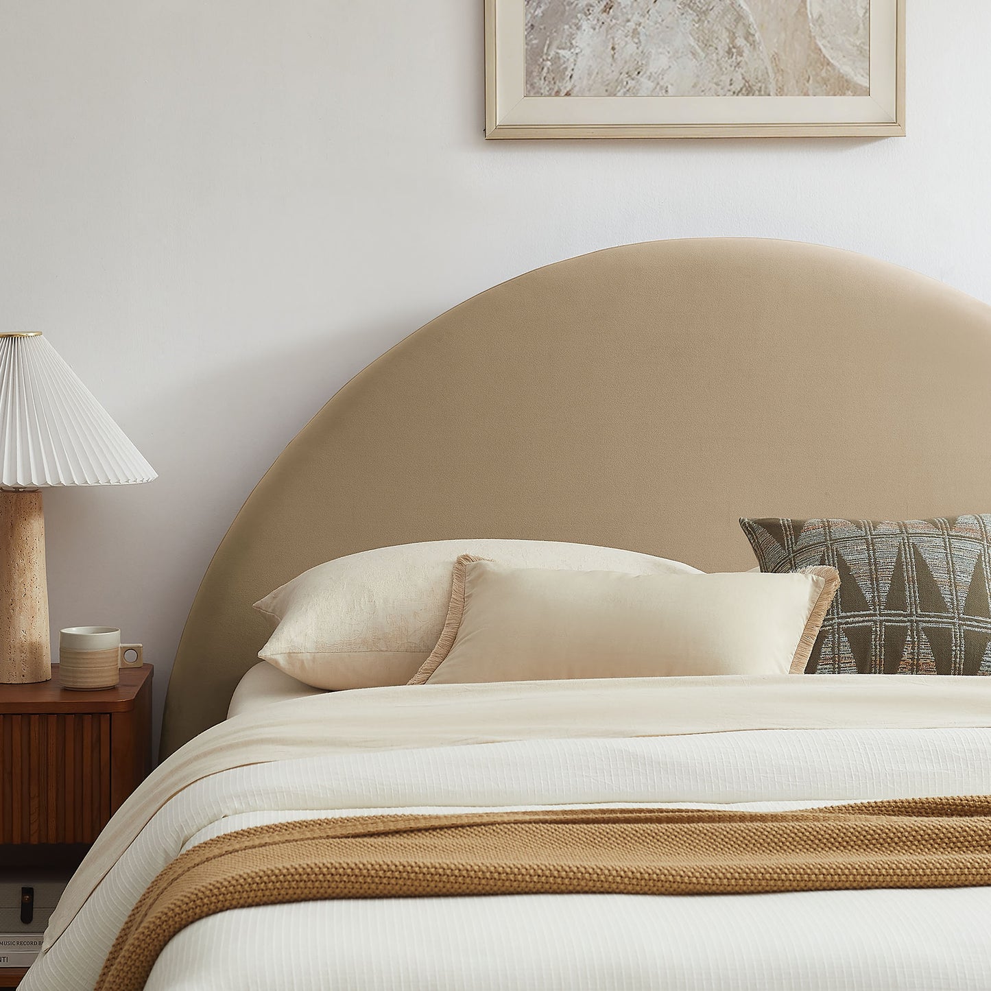 Resort Full Arched Performance Velvet Storage Platform Bed Frame by Modway