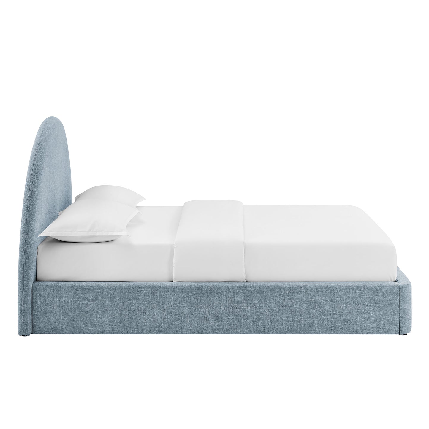 Resort Full Arched Upholstered Fabric Storage Platform Bed Frame by Modway