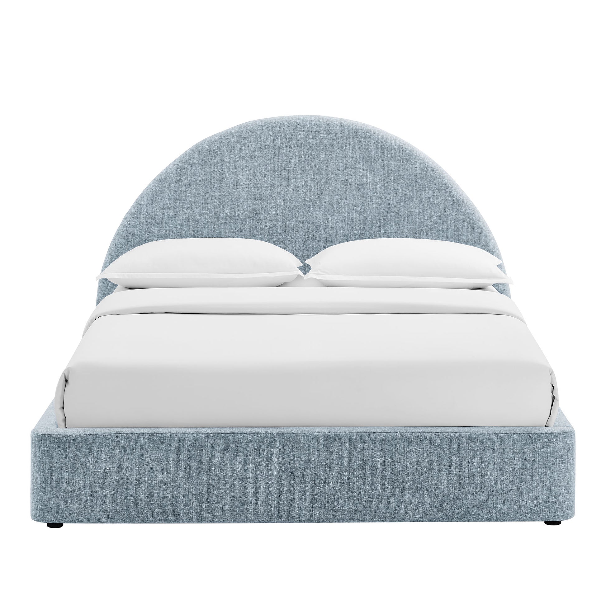 Resort Full Arched Upholstered Fabric Storage Platform Bed Frame by Modway