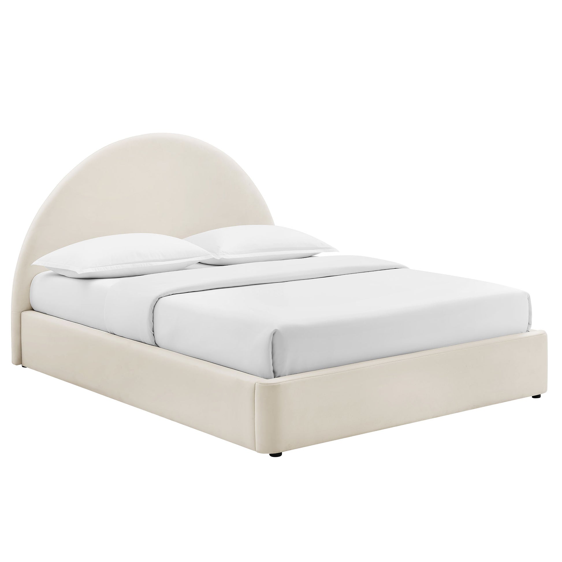 Resort Queen Arched Performance Velvet Storage Platform Bed Frame by Modway