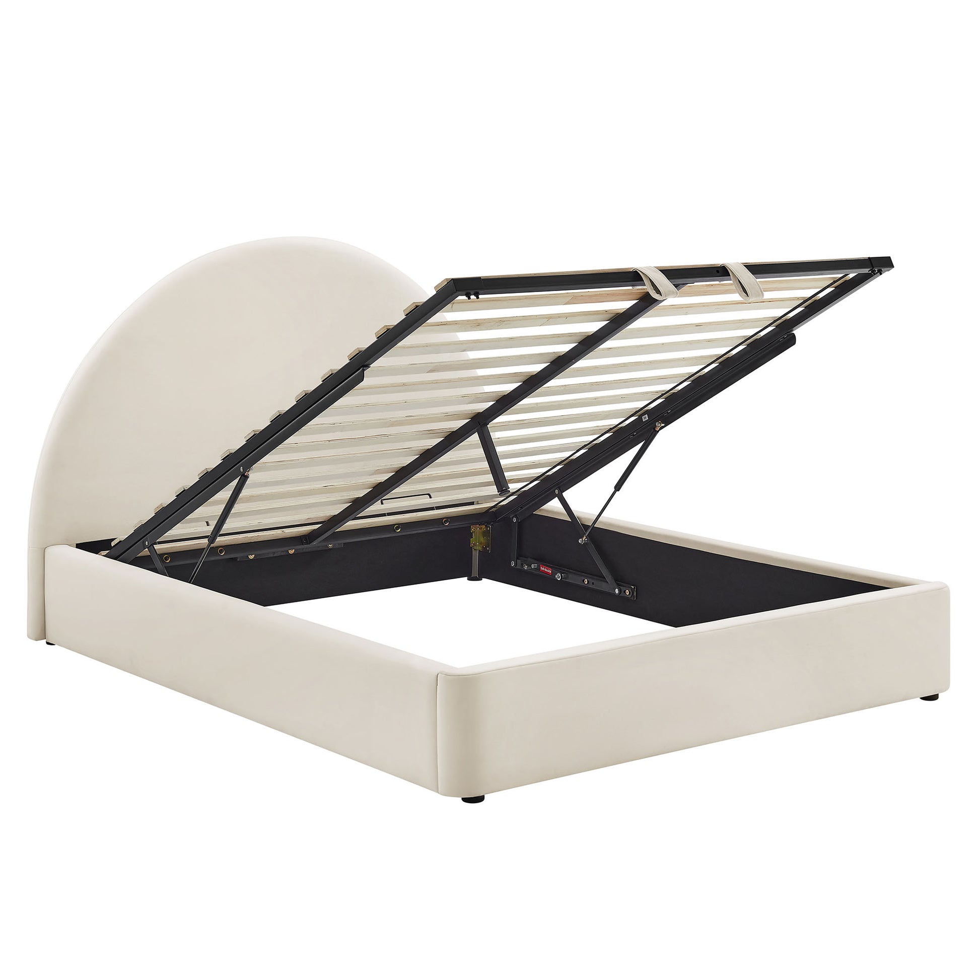 Resort Queen Arched Performance Velvet Storage Platform Bed Frame by Modway
