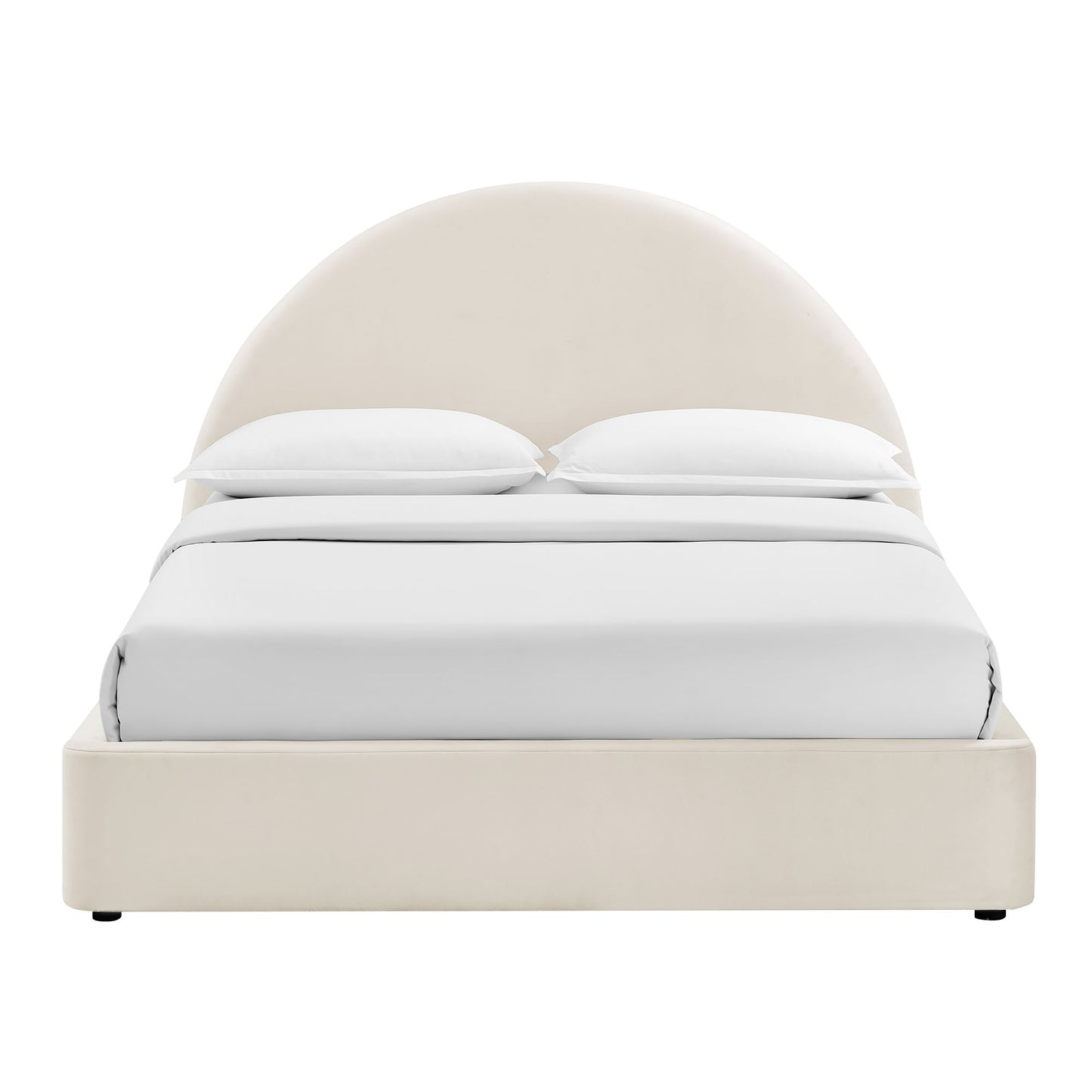 Resort Queen Arched Performance Velvet Storage Platform Bed Frame by Modway