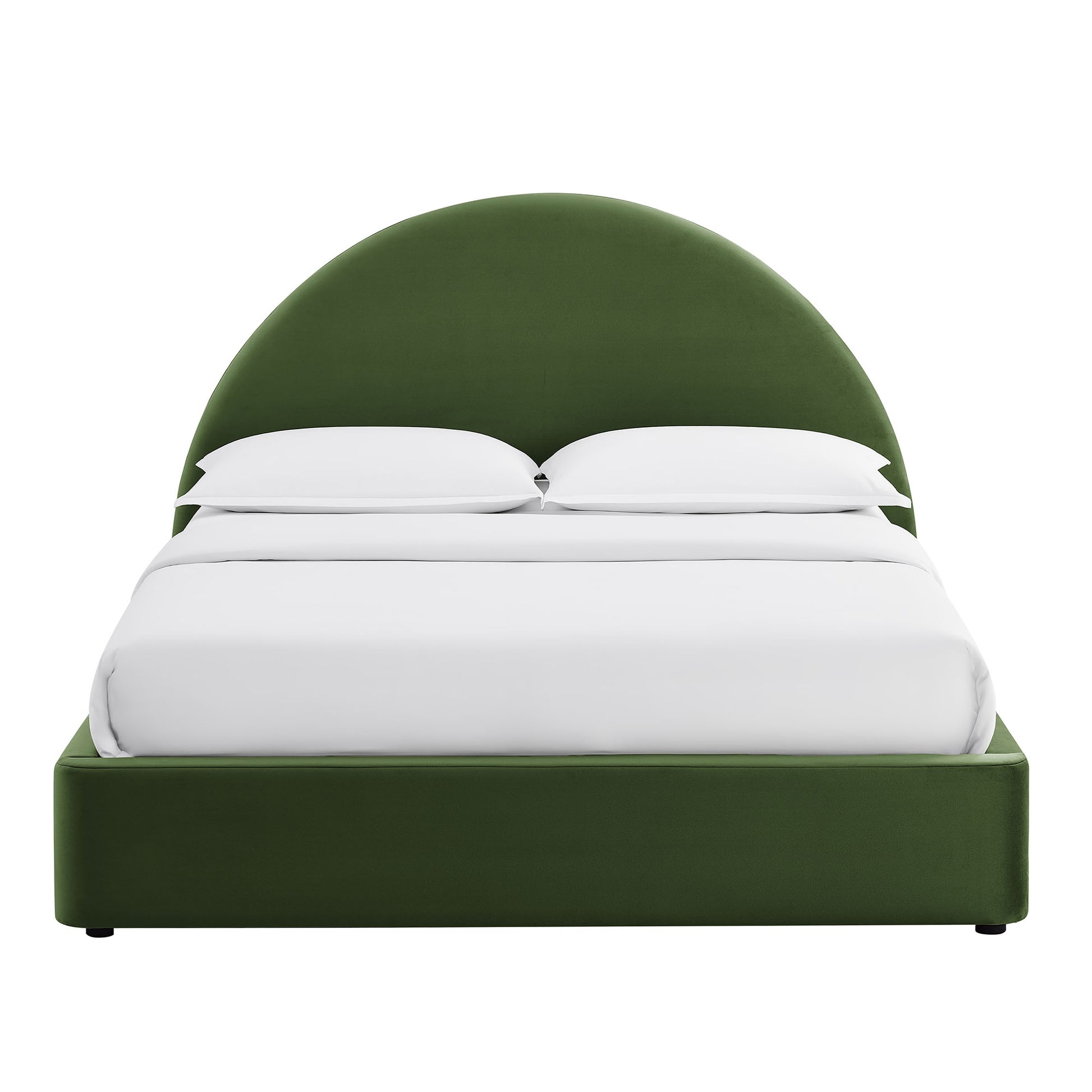 Resort Queen Arched Performance Velvet Storage Platform Bed Frame by Modway