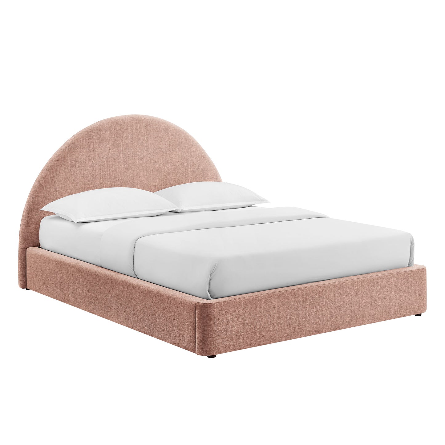 Resort Queen Arched Upholstered Fabric Storage Platform Bed Frame by Modway