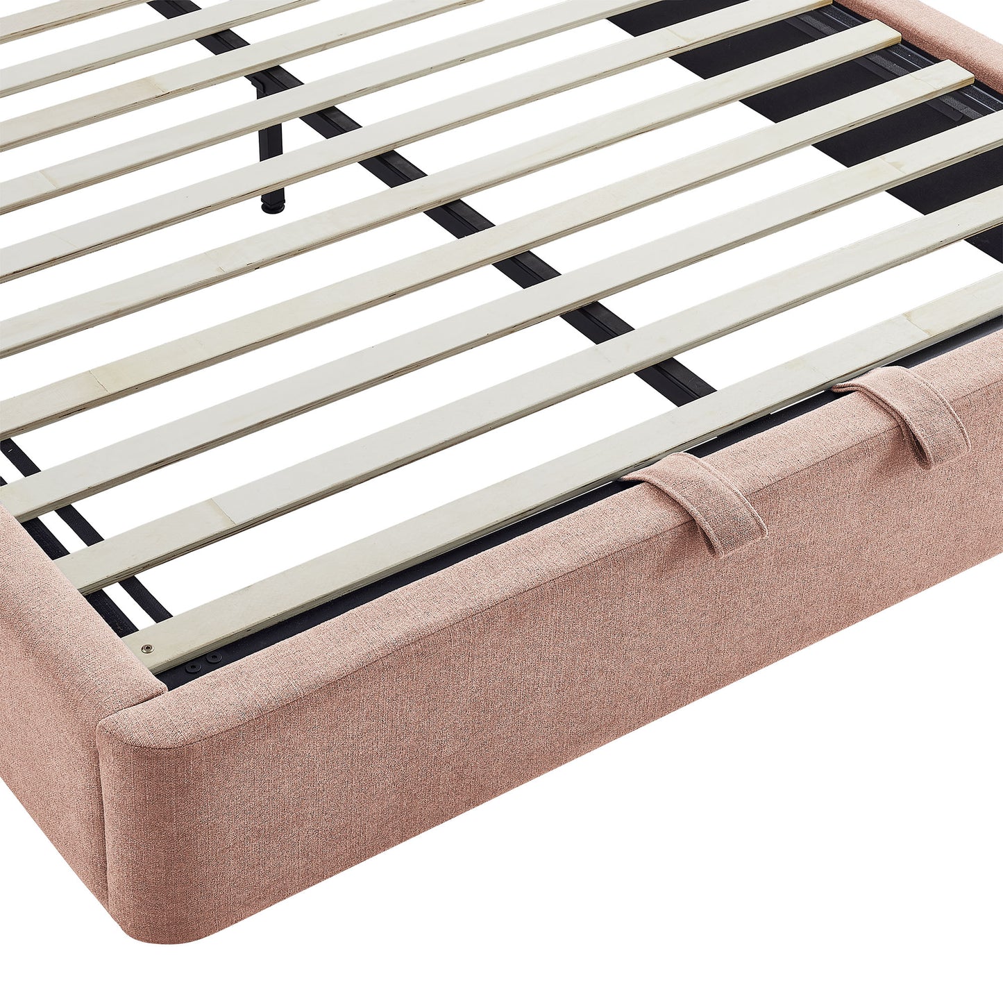 Resort Queen Arched Upholstered Fabric Storage Platform Bed Frame by Modway