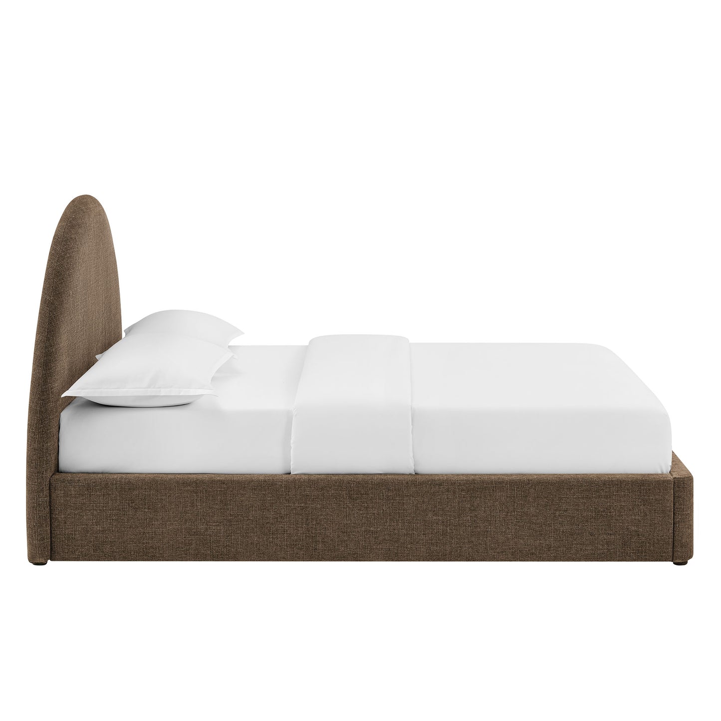 Resort Queen Arched Upholstered Fabric Storage Platform Bed Frame by Modway