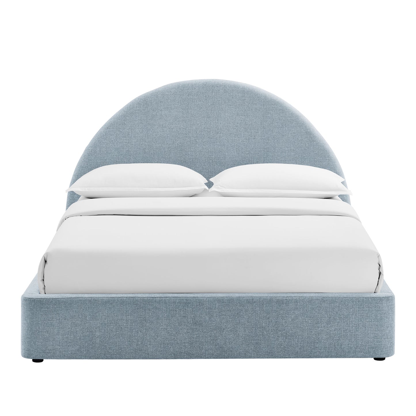 Resort Queen Arched Upholstered Fabric Storage Platform Bed Frame by Modway