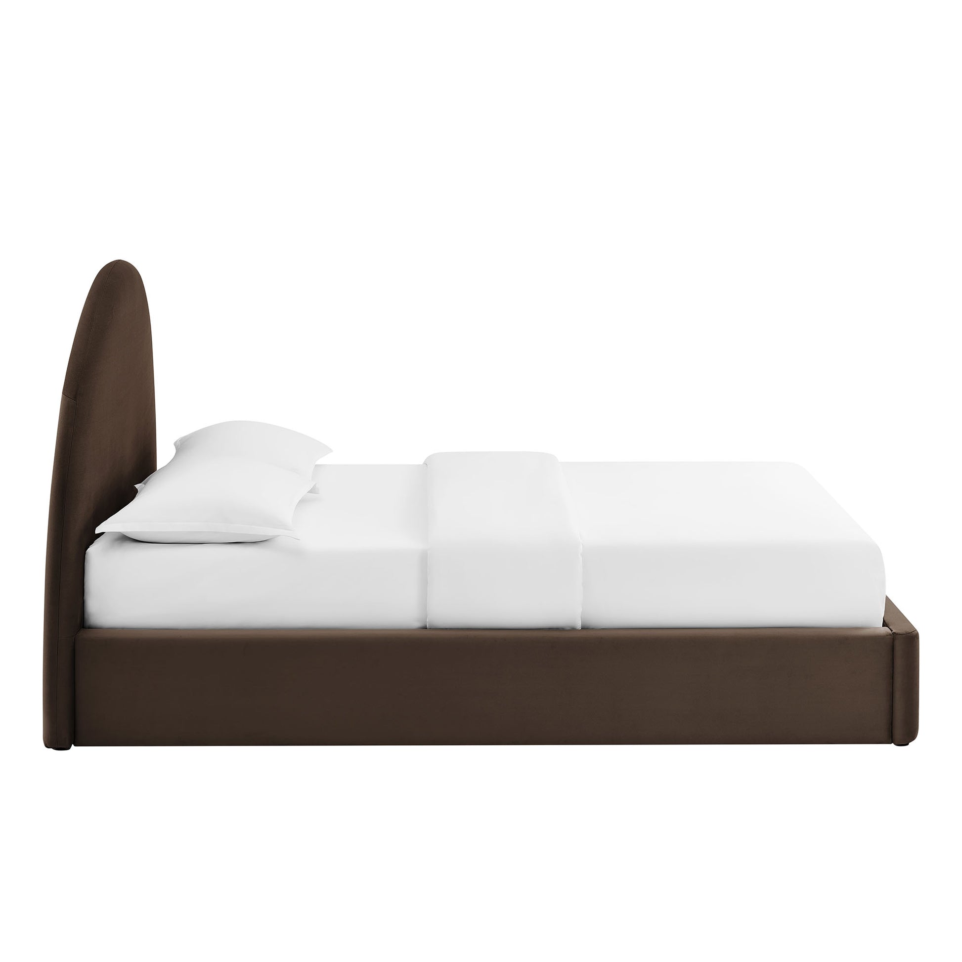 Resort King Arched Performance Velvet Storage Platform Bed Frame by Modway