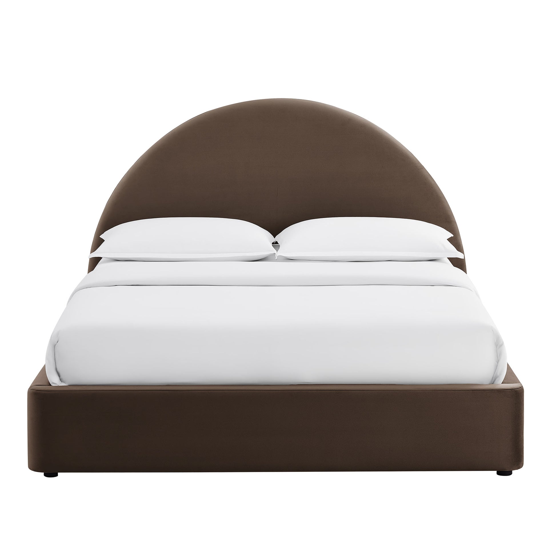 Resort King Arched Performance Velvet Storage Platform Bed Frame by Modway