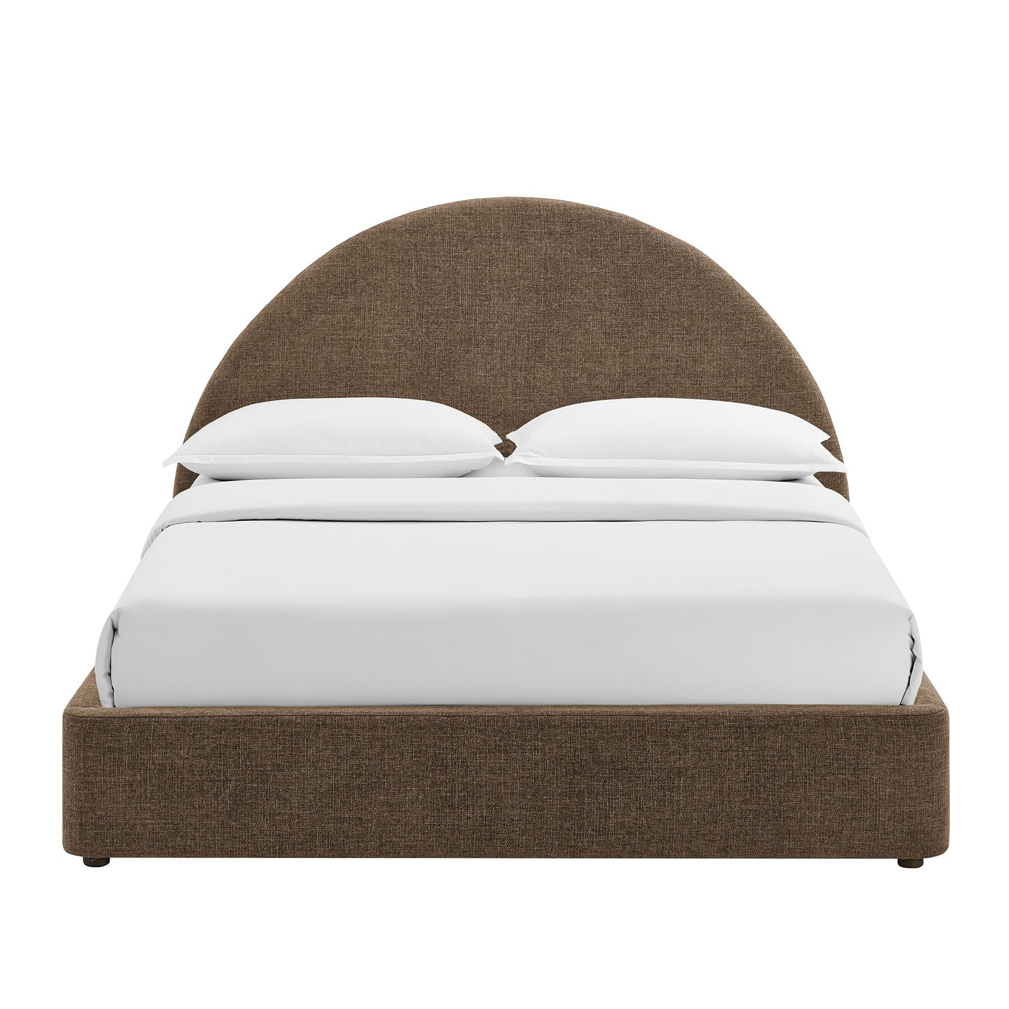 Resort King Arched Upholstered Fabric Storage Platform Bed Frame by Modway