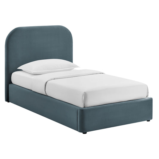 Keynote Twin Performance Velvet Storage Platform Bed Frame by Modway