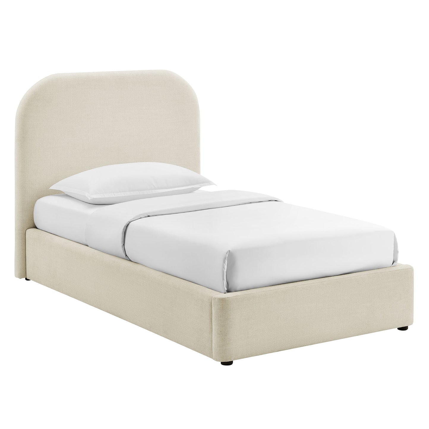 Keynote Twin Fabric Upholstered Storage Platform Bed Frame by Modway
