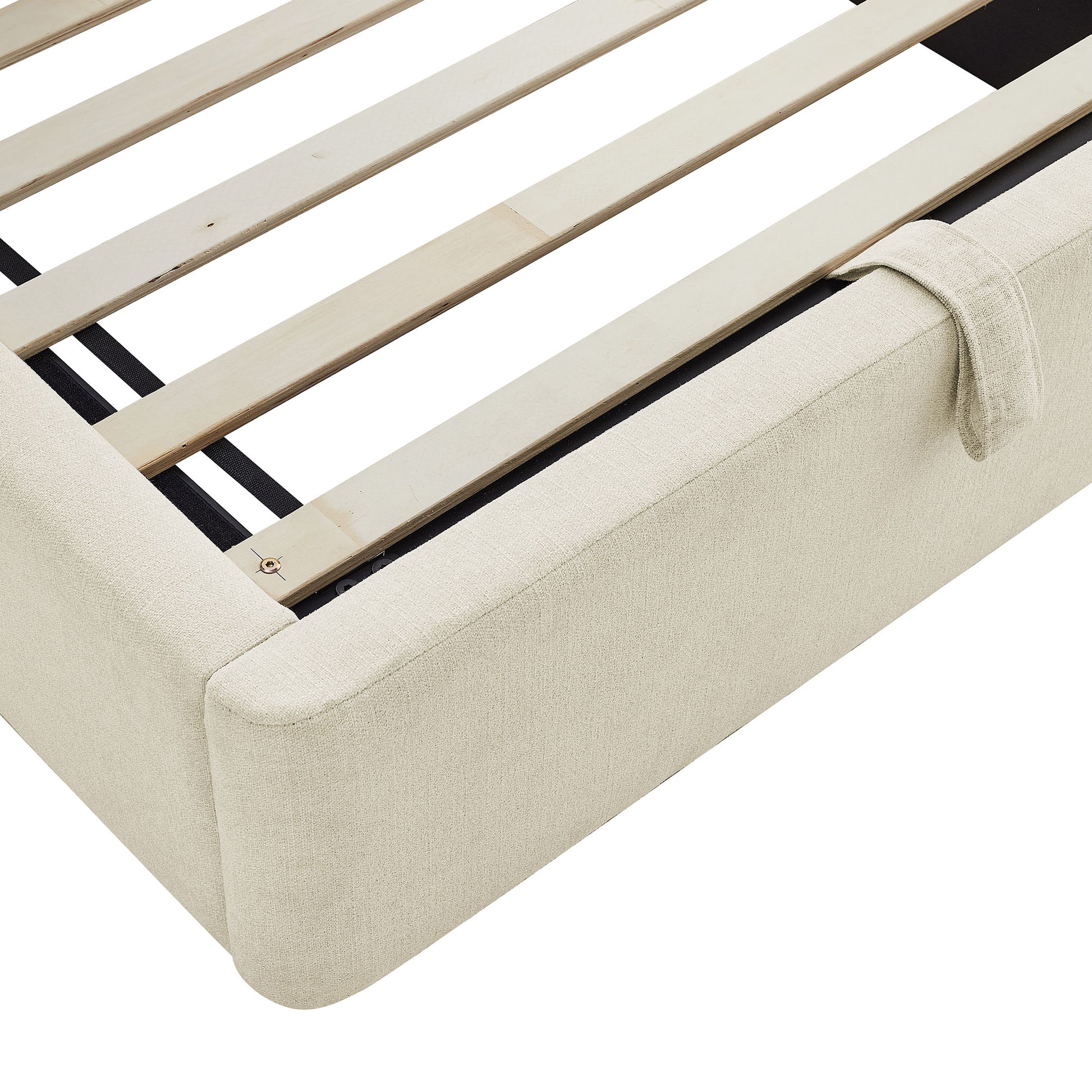 Keynote Twin Fabric Upholstered Storage Platform Bed Frame by Modway