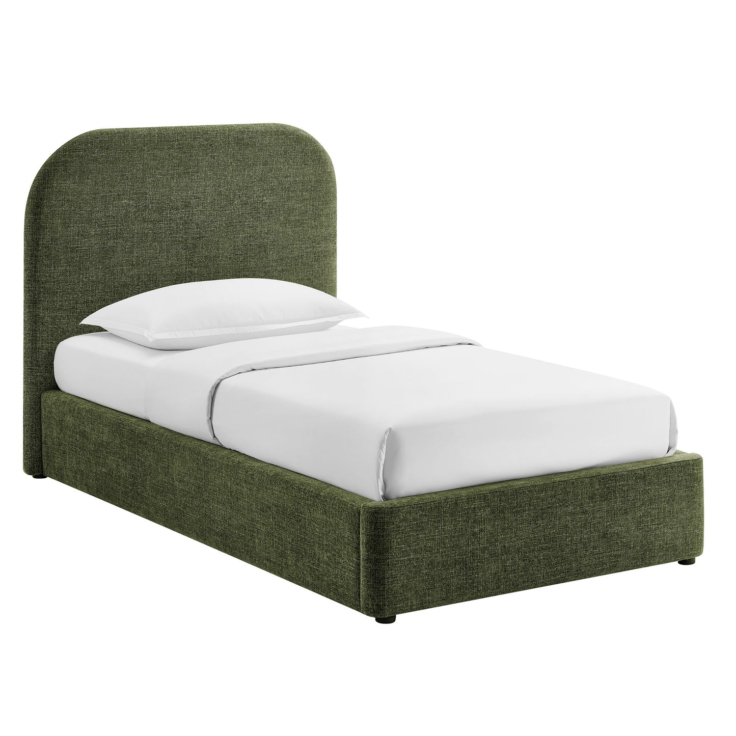 Keynote Twin Fabric Upholstered Storage Platform Bed Frame by Modway