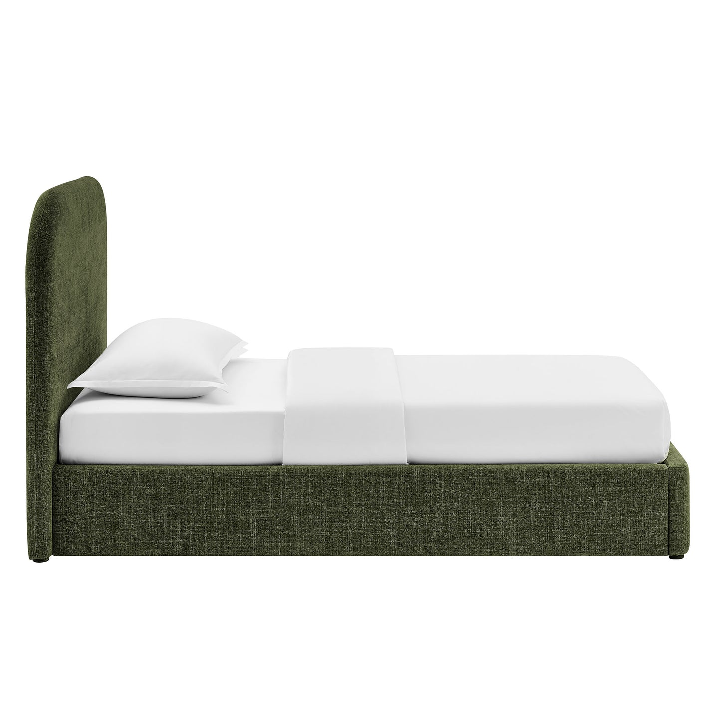 Keynote Twin Fabric Upholstered Storage Platform Bed Frame by Modway