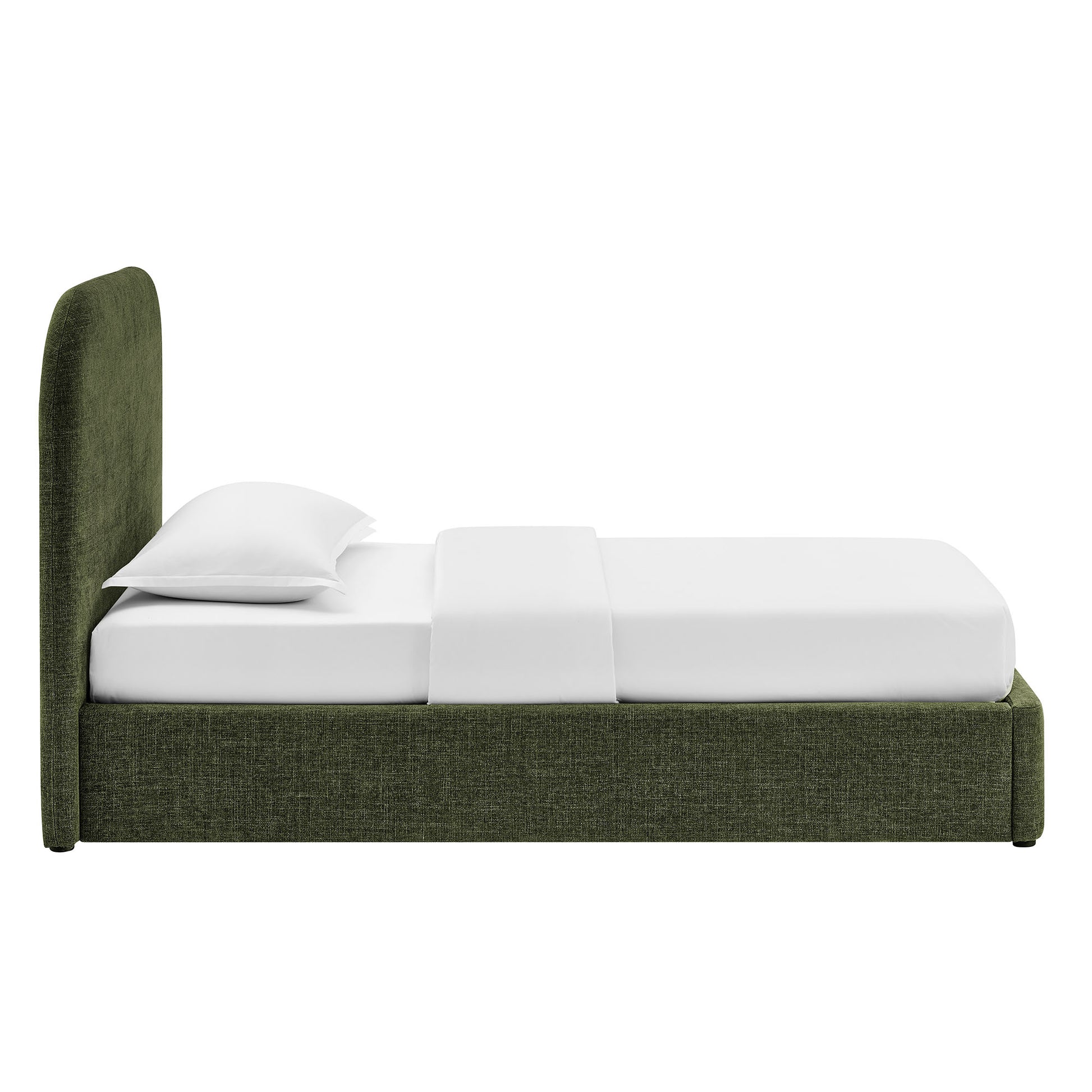 Keynote Twin Fabric Upholstered Storage Platform Bed Frame by Modway