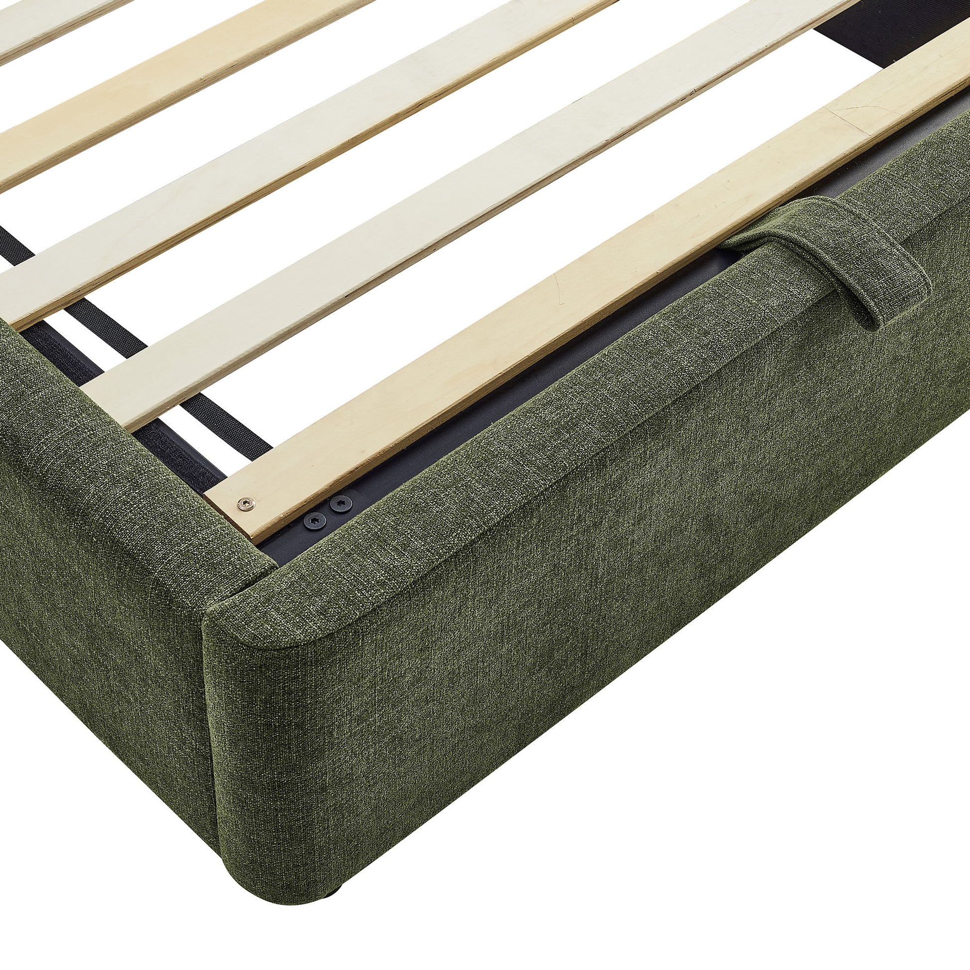 Keynote Twin Fabric Upholstered Storage Platform Bed Frame by Modway