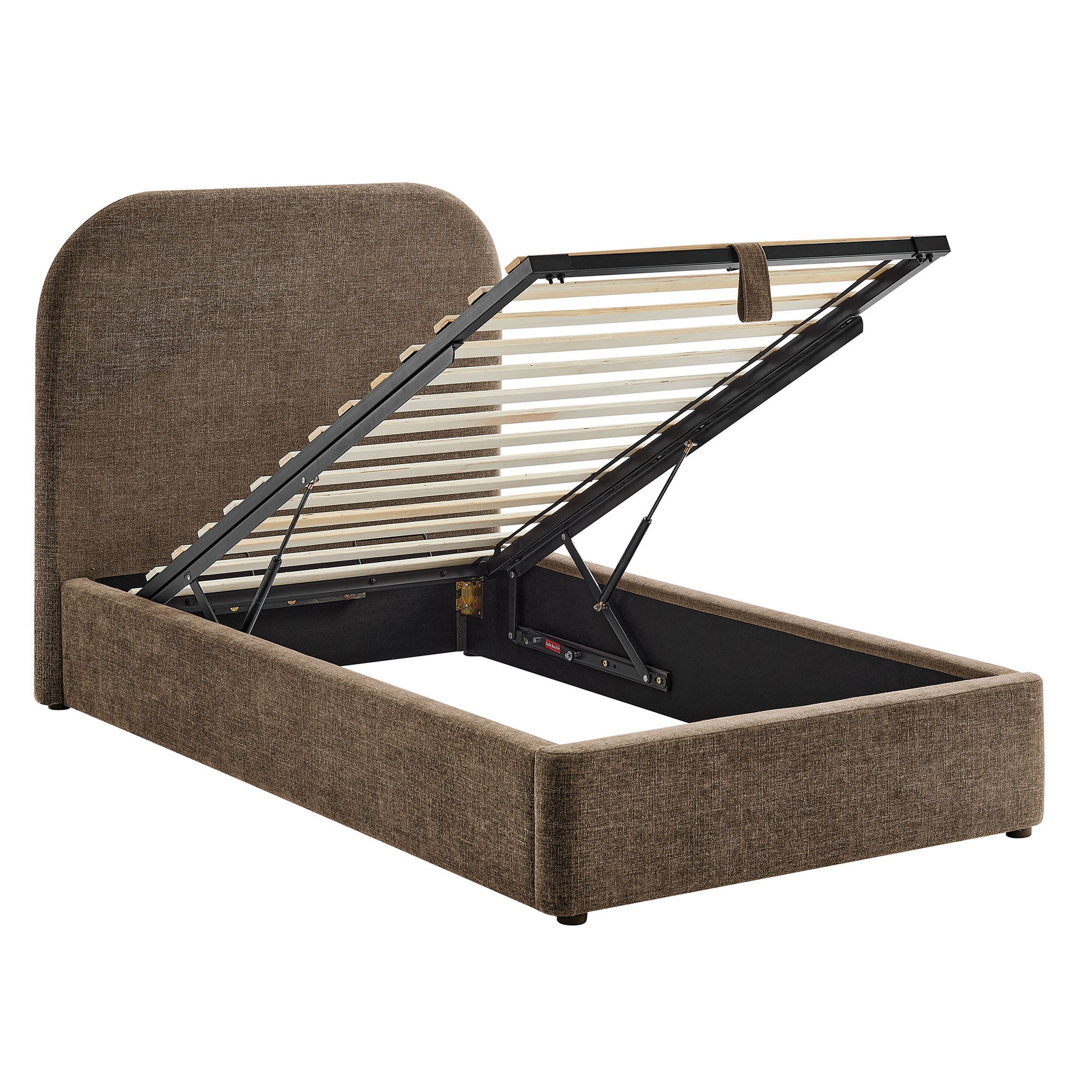 Keynote Twin Fabric Upholstered Storage Platform Bed Frame by Modway