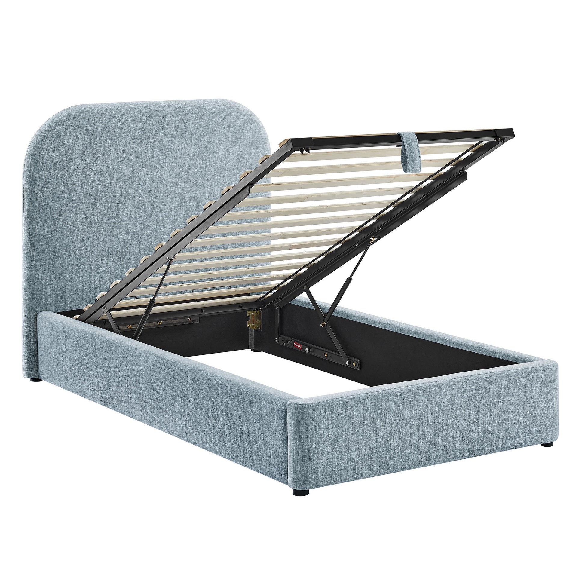 Keynote Twin Fabric Upholstered Storage Platform Bed Frame by Modway