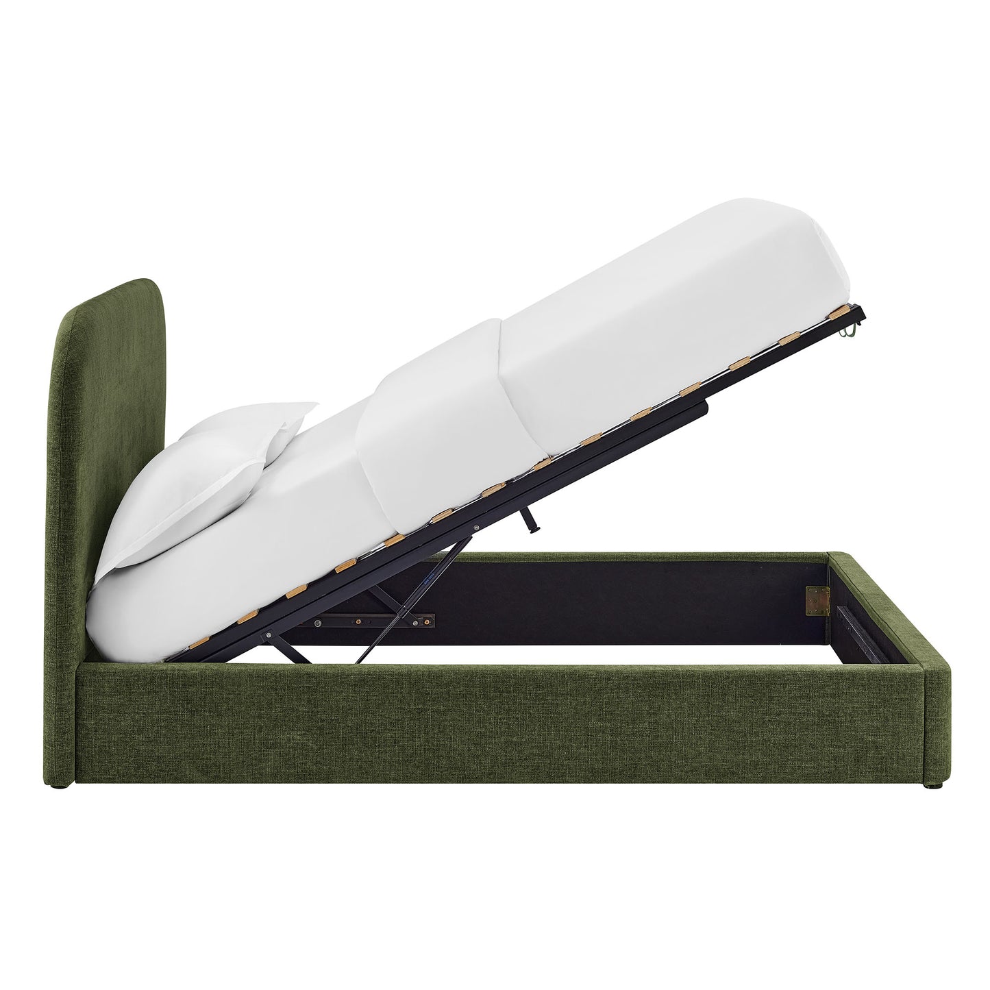 Keynote Full Fabric Upholstered Storage Platform Bed Frame by Modway