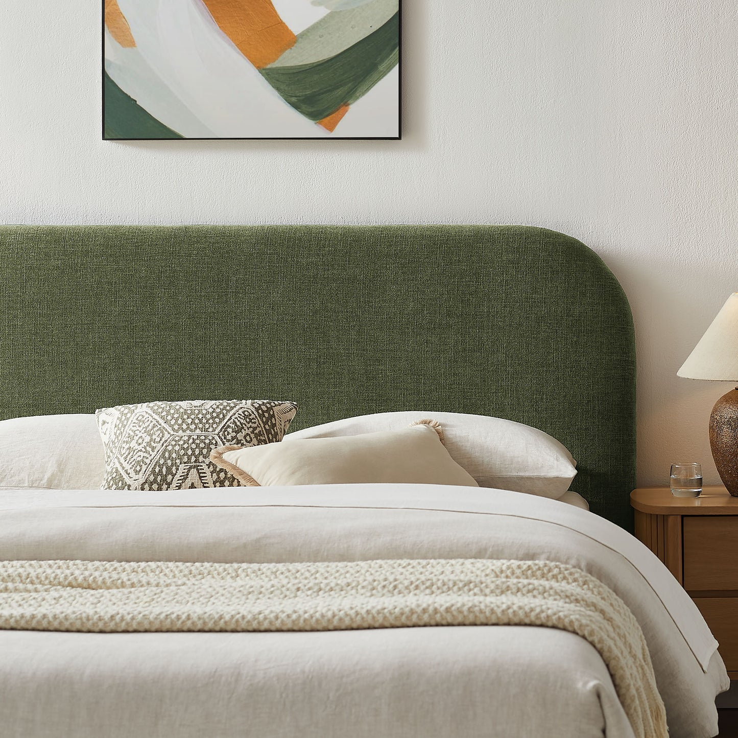 Keynote Full Fabric Upholstered Storage Platform Bed Frame by Modway