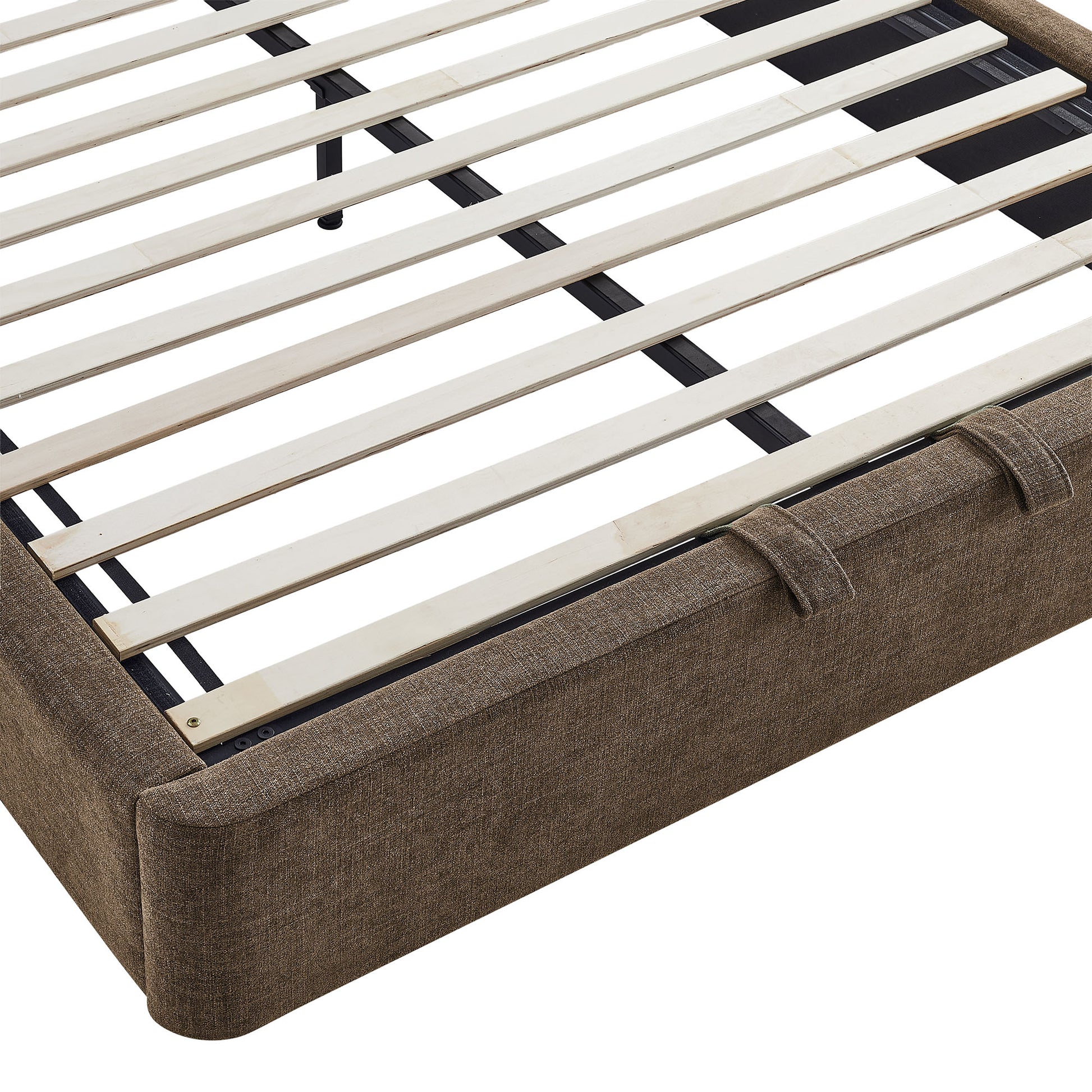 Keynote Full Fabric Upholstered Storage Platform Bed Frame by Modway