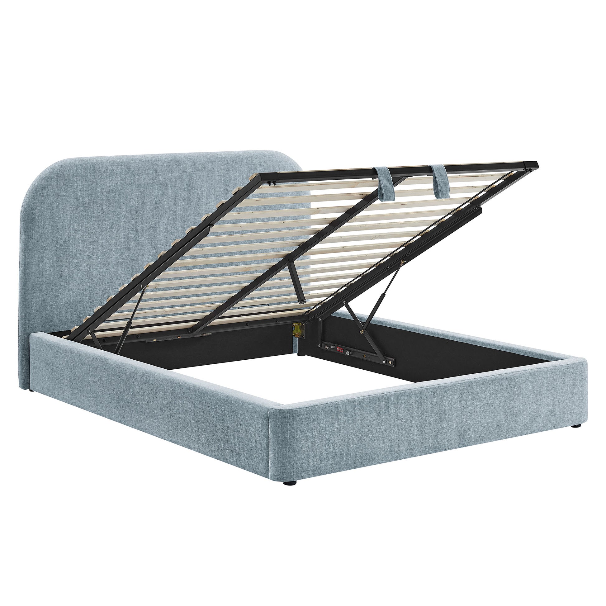 Keynote Full Fabric Upholstered Storage Platform Bed Frame by Modway