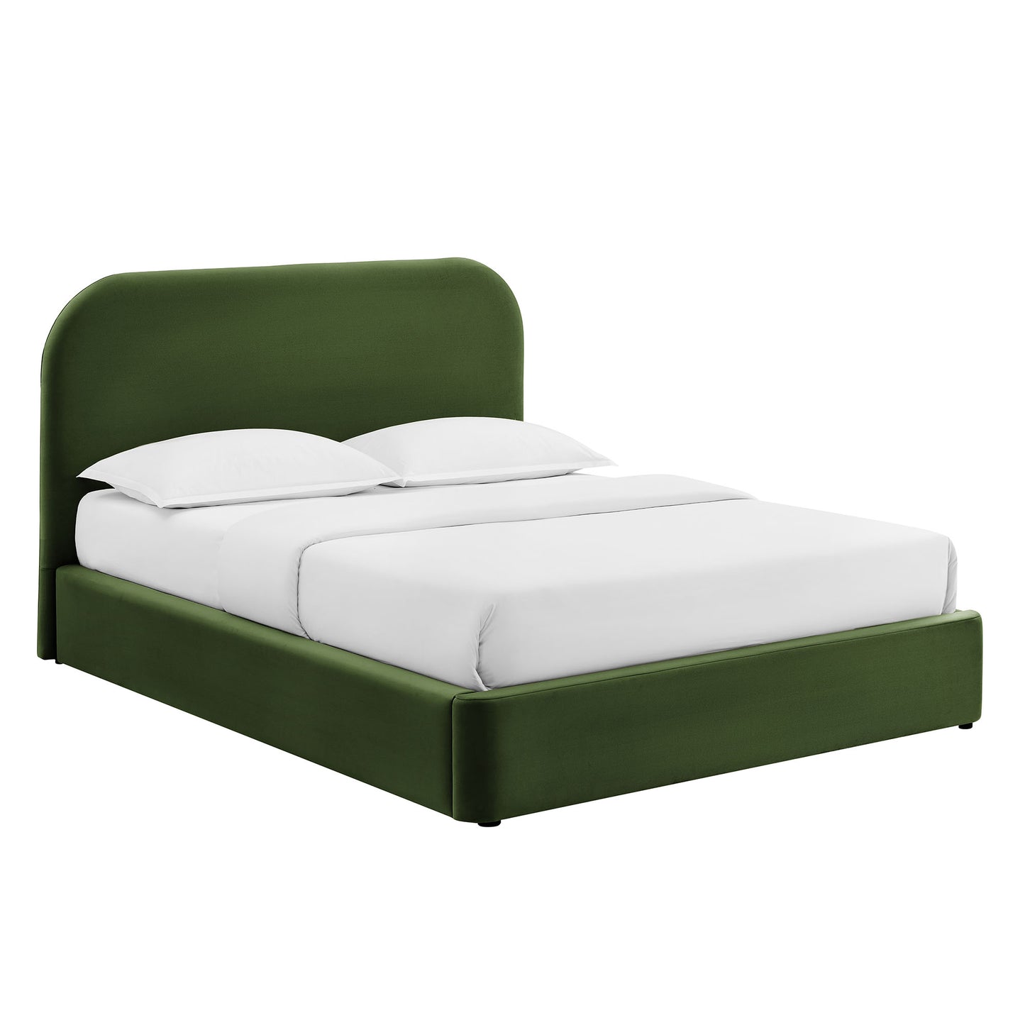 Keynote Queen Performance Velvet Storage Platform Bed Frame by Modway