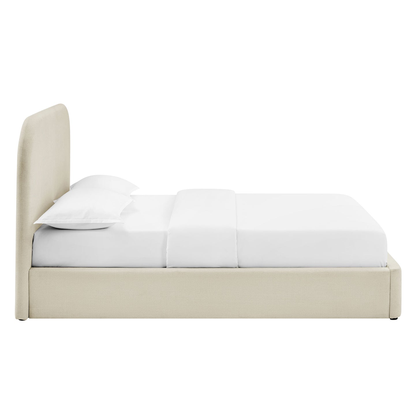 Keynote Queen Fabric Upholstered Storage Platform Bed Frame by Modway
