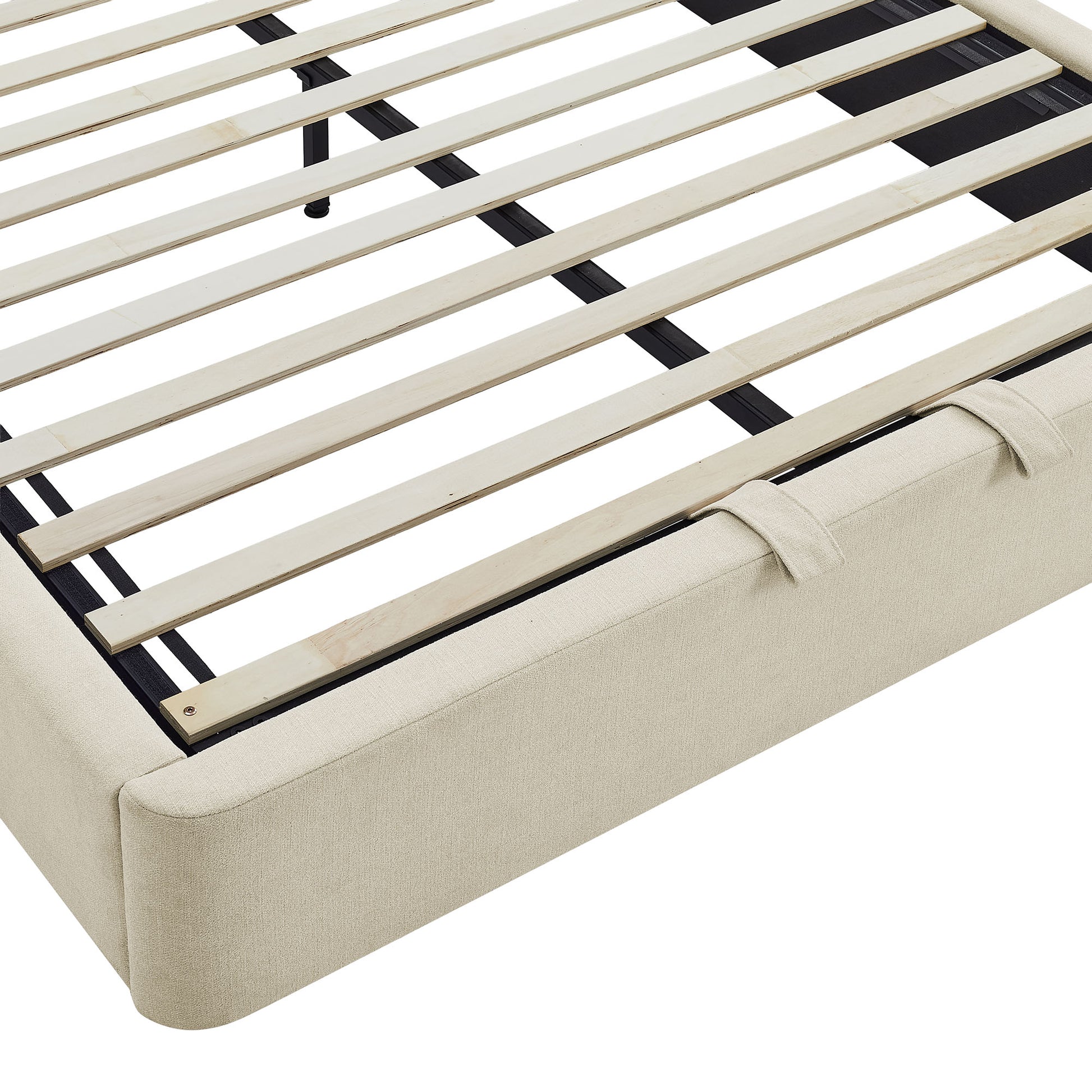 Keynote Queen Fabric Upholstered Storage Platform Bed Frame by Modway