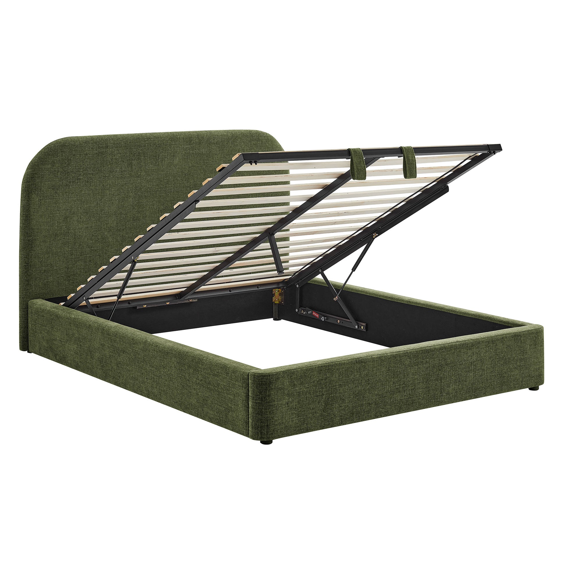 Keynote Queen Fabric Upholstered Storage Platform Bed Frame by Modway