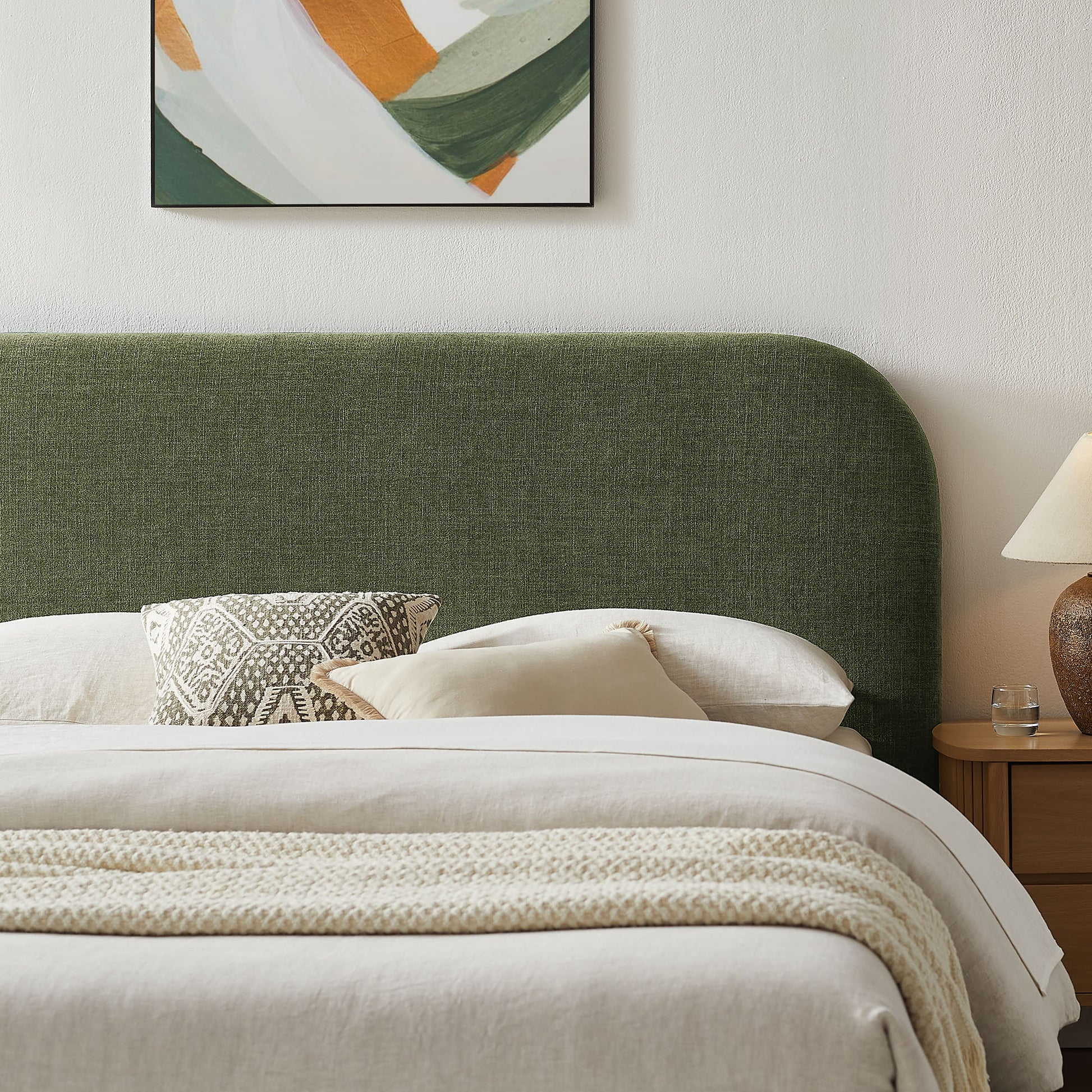 Keynote Queen Fabric Upholstered Storage Platform Bed Frame by Modway
