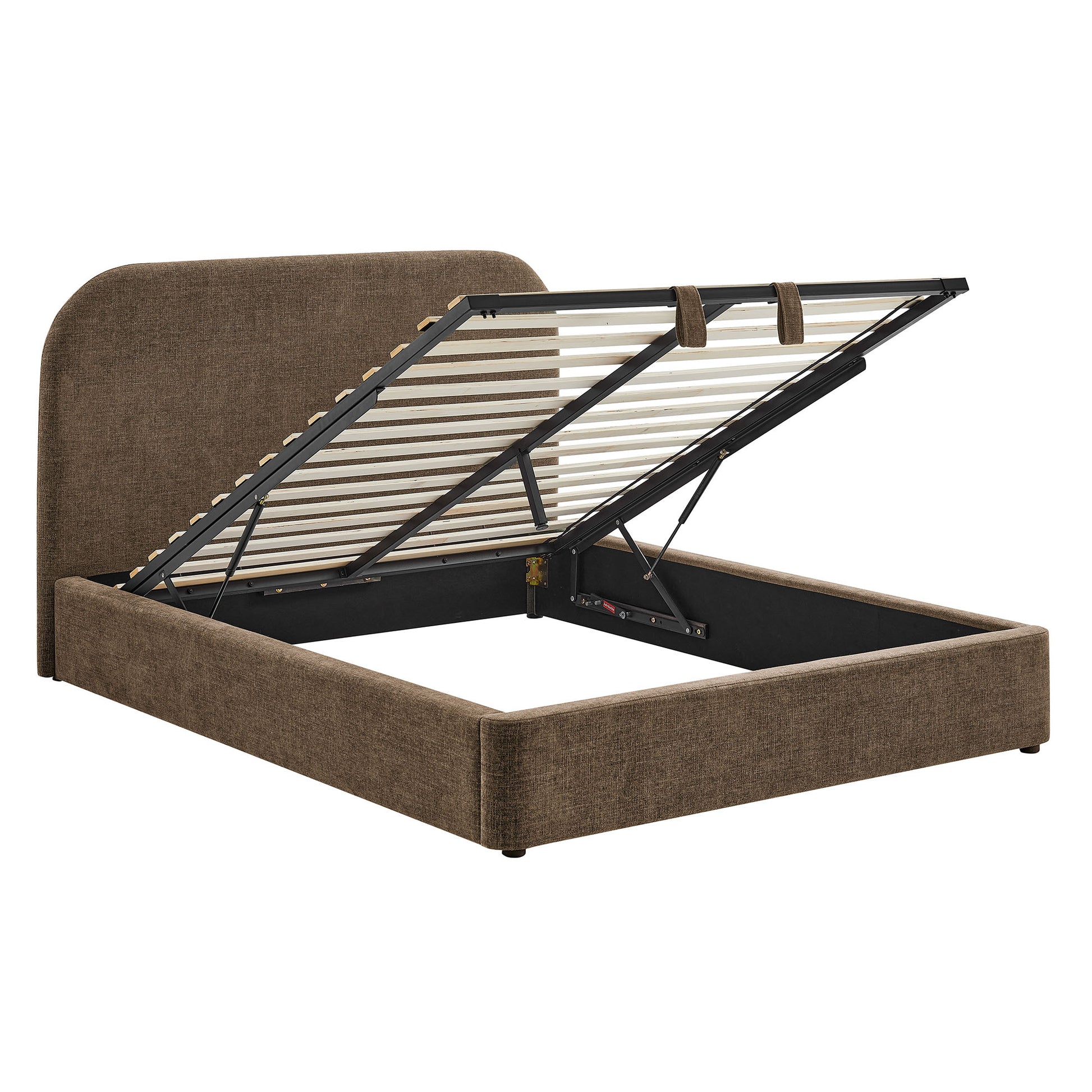 Keynote Queen Fabric Upholstered Storage Platform Bed Frame by Modway