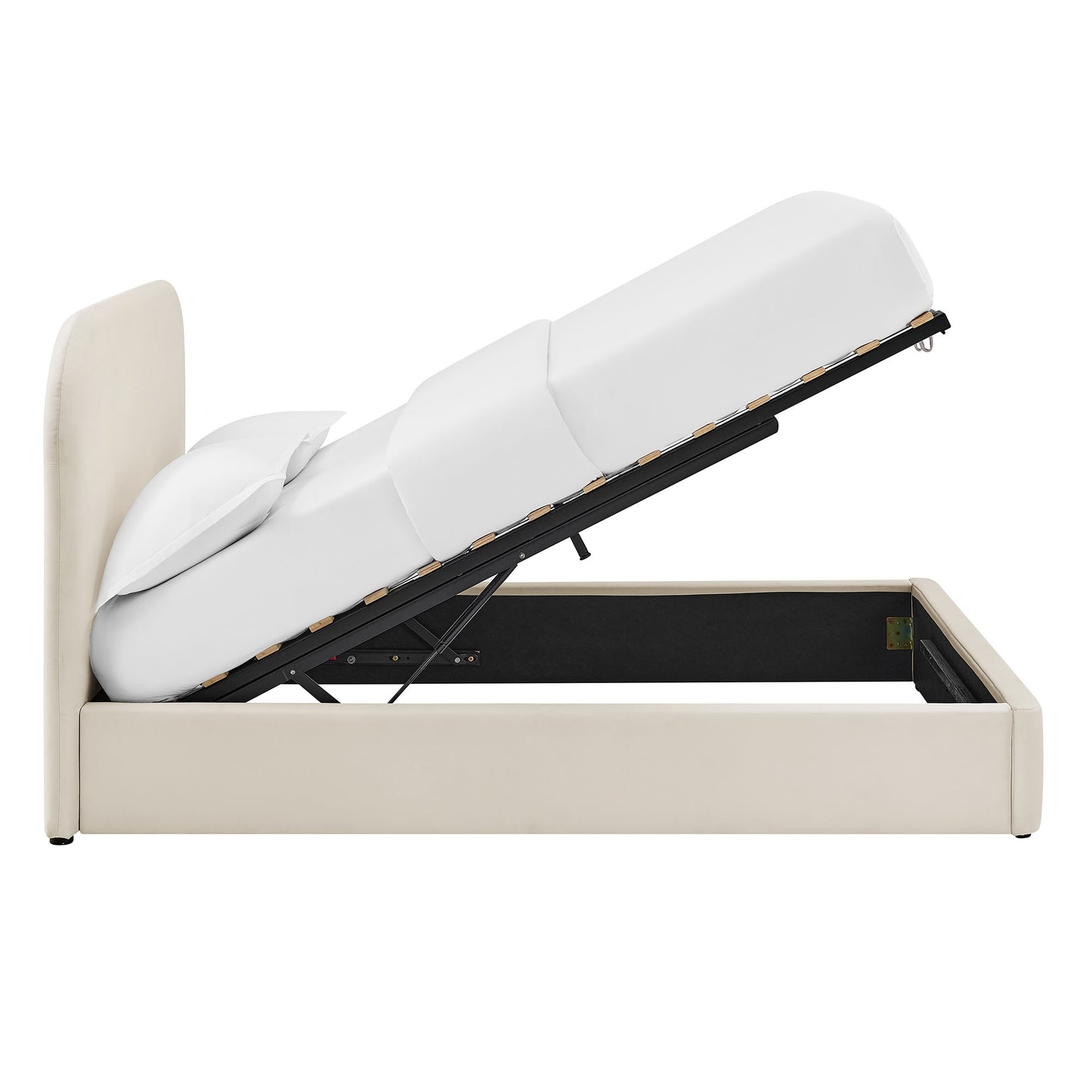 Keynote King Performance Velvet Storage Platform Bed Frame by Modway