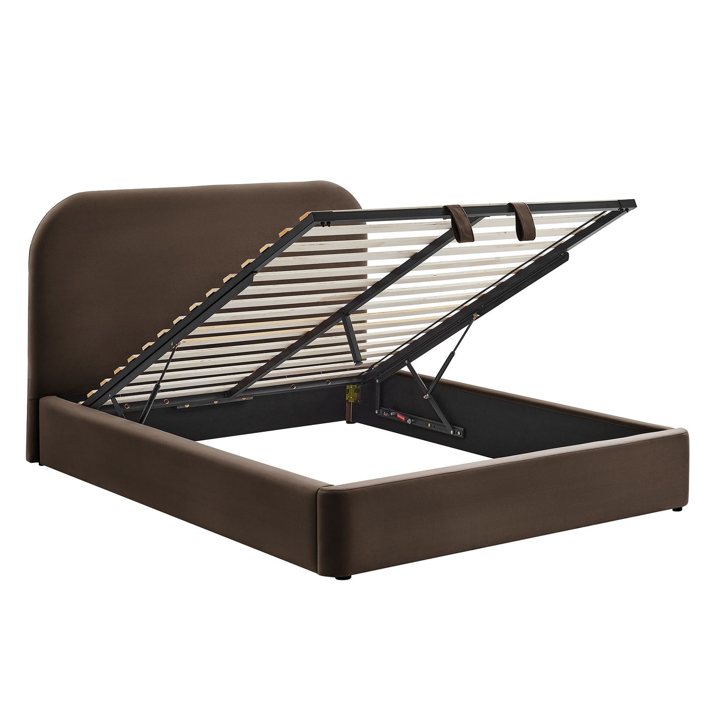 Keynote King Performance Velvet Storage Platform Bed Frame by Modway