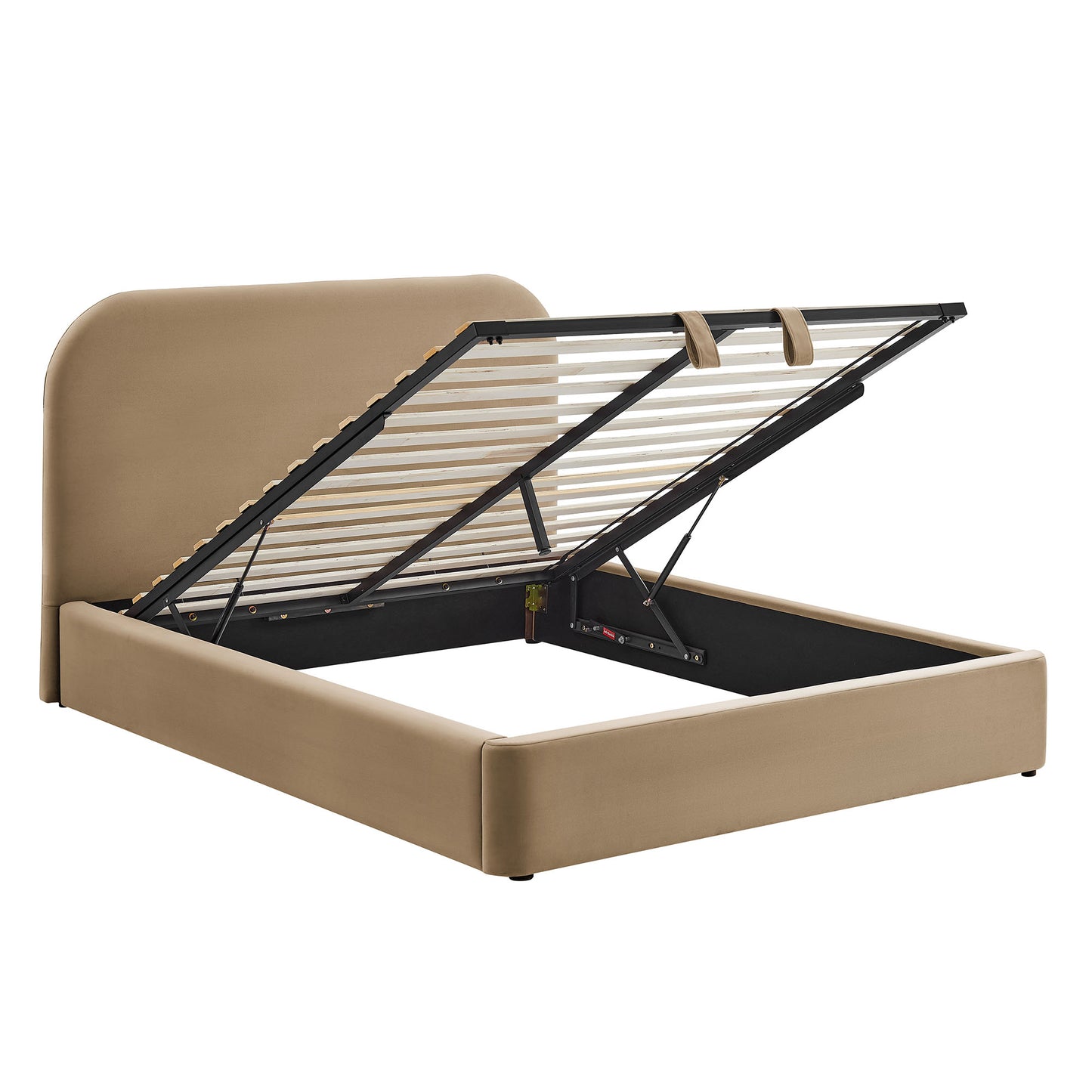 Keynote King Performance Velvet Storage Platform Bed Frame by Modway