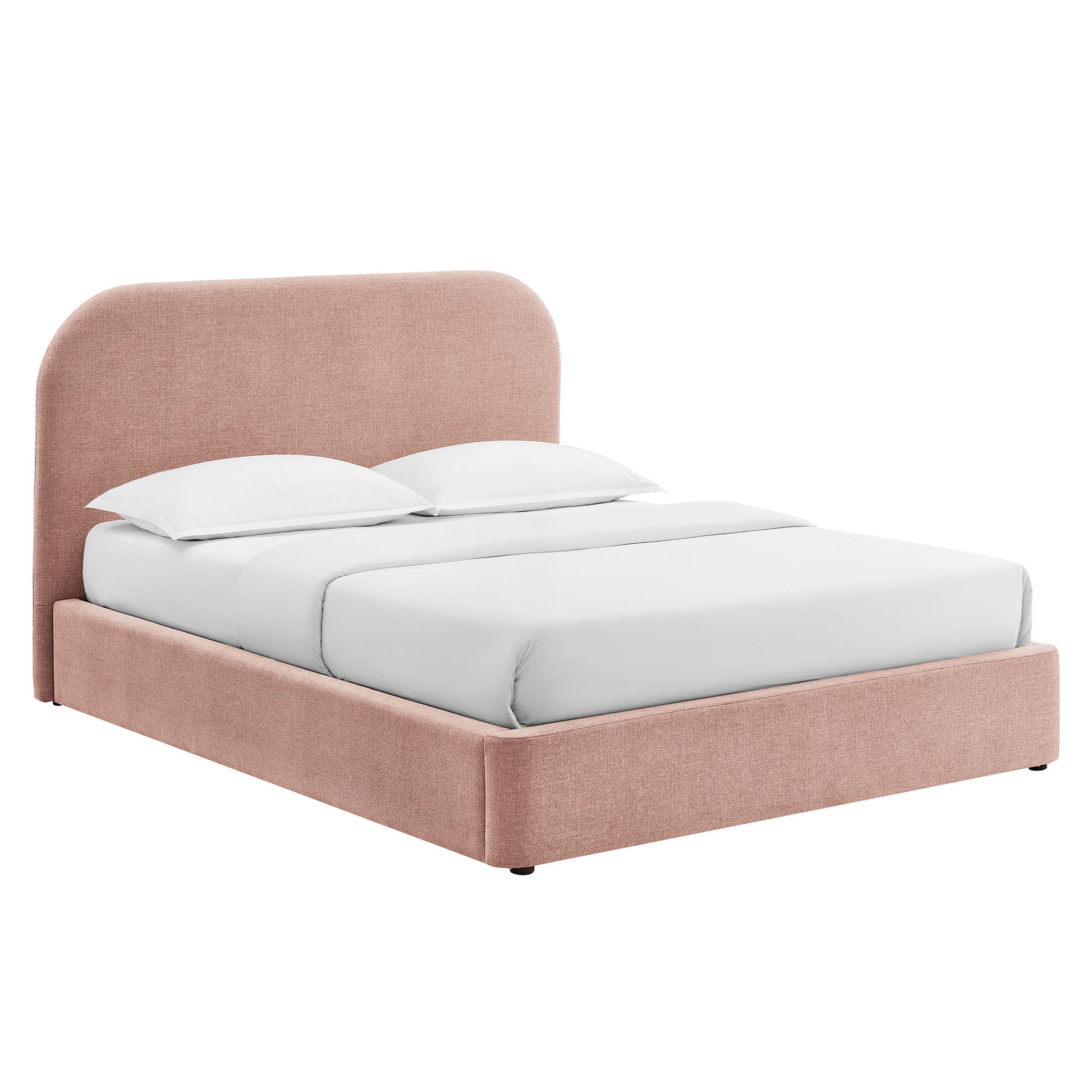 Keynote King Fabric Upholstered Storage Platform Bed Frame by Modway