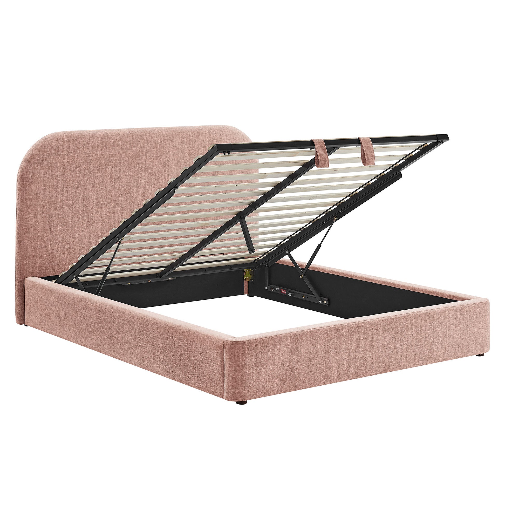 Keynote King Fabric Upholstered Storage Platform Bed Frame by Modway