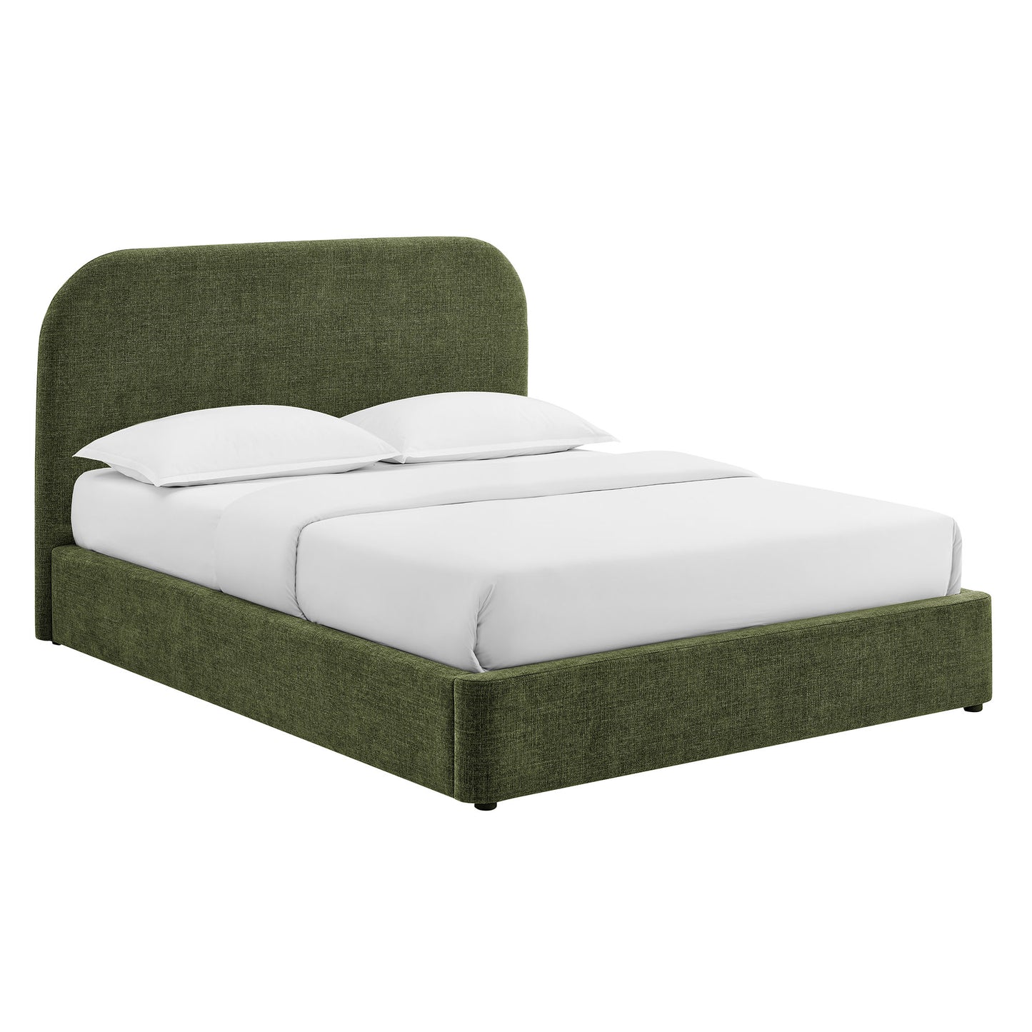 Keynote King Fabric Upholstered Storage Platform Bed Frame by Modway