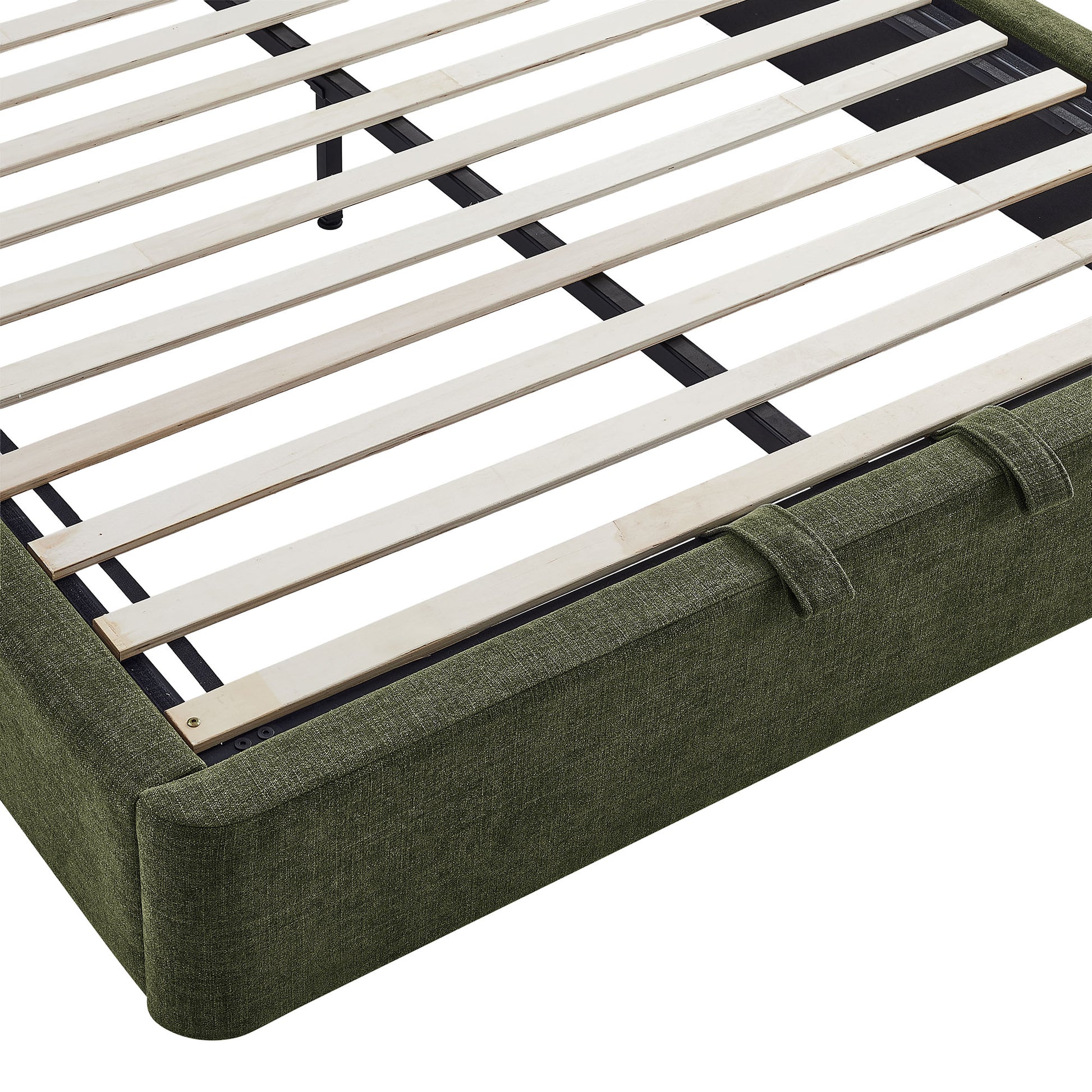 Keynote King Fabric Upholstered Storage Platform Bed Frame by Modway