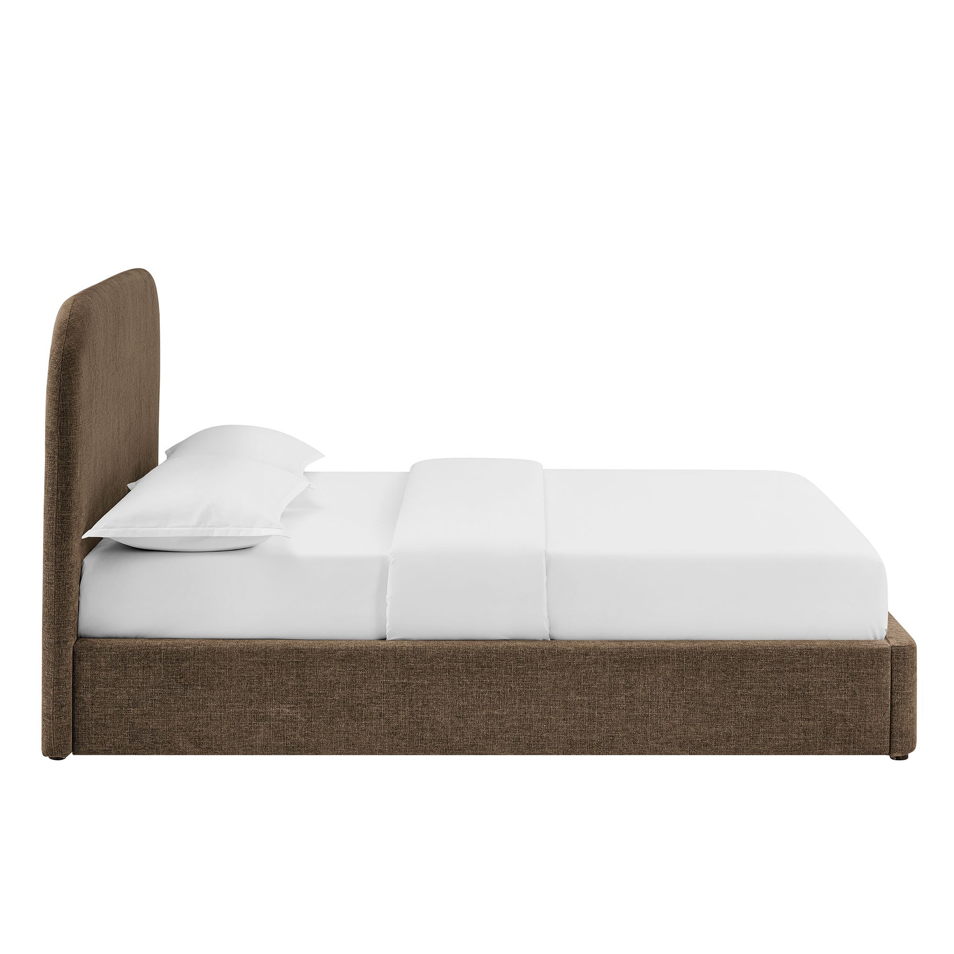 Keynote King Fabric Upholstered Storage Platform Bed Frame by Modway