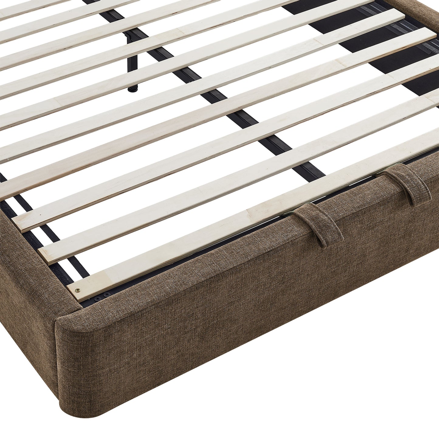 Keynote King Fabric Upholstered Storage Platform Bed Frame by Modway