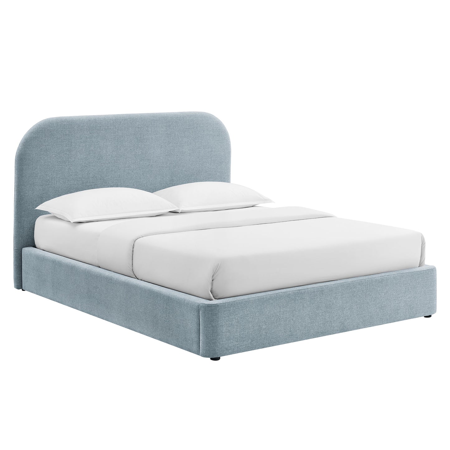 Keynote King Fabric Upholstered Storage Platform Bed Frame by Modway