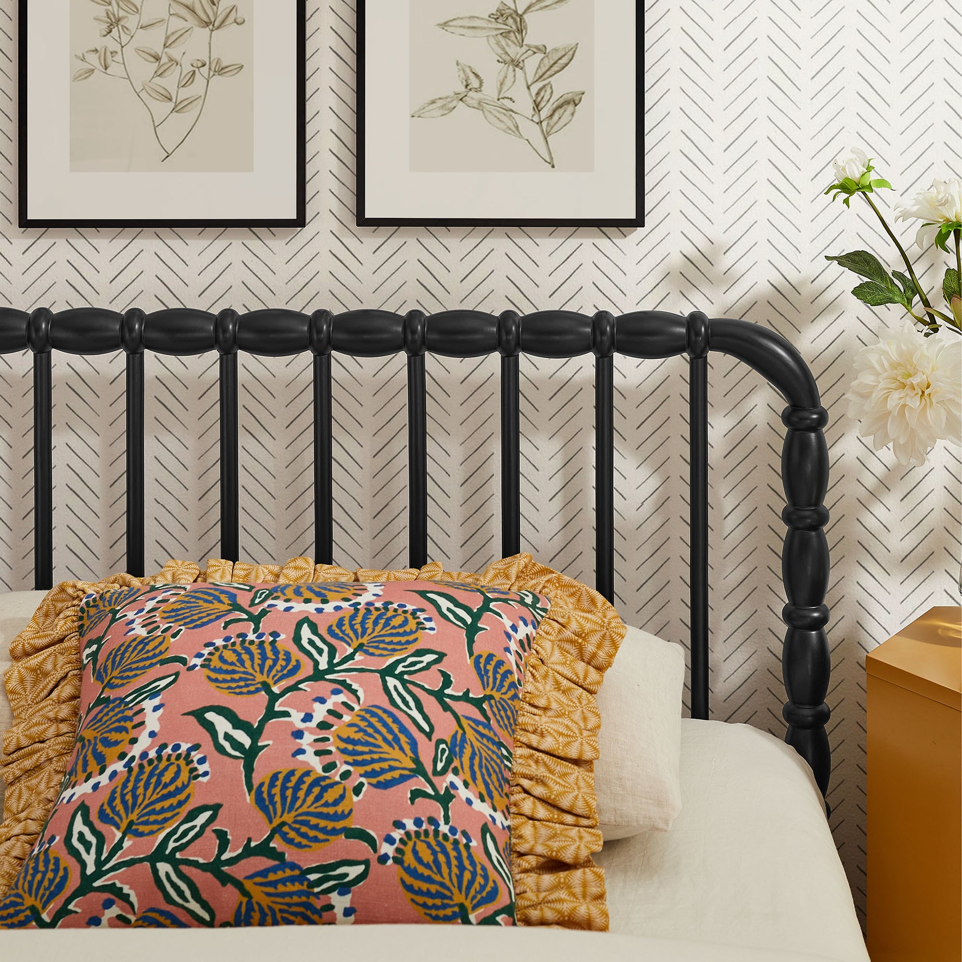 Arlette Twin Size Wood Spindle Bed Frame by Modway