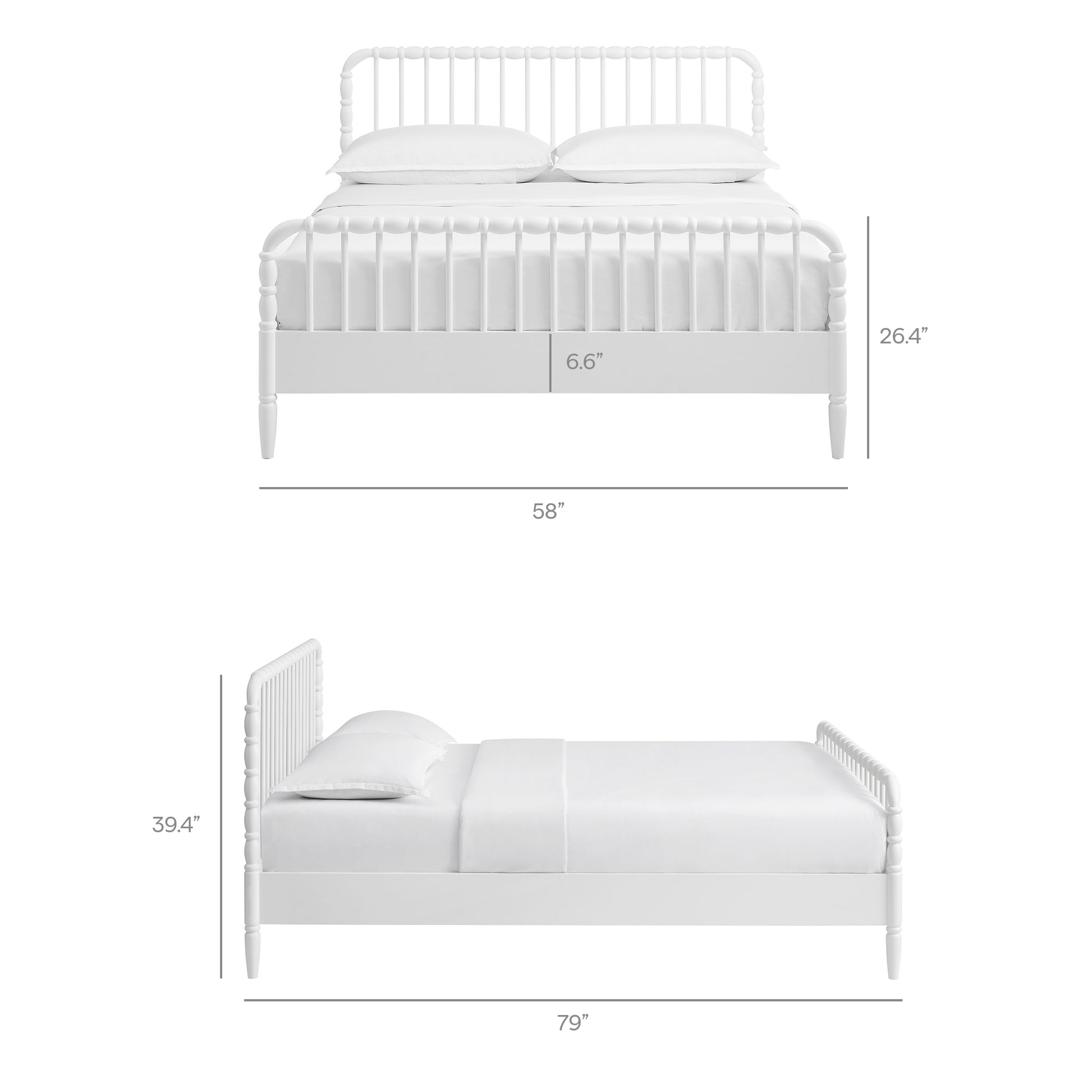 Arlette Full Size Wood Spindle Bed Frame by Modway