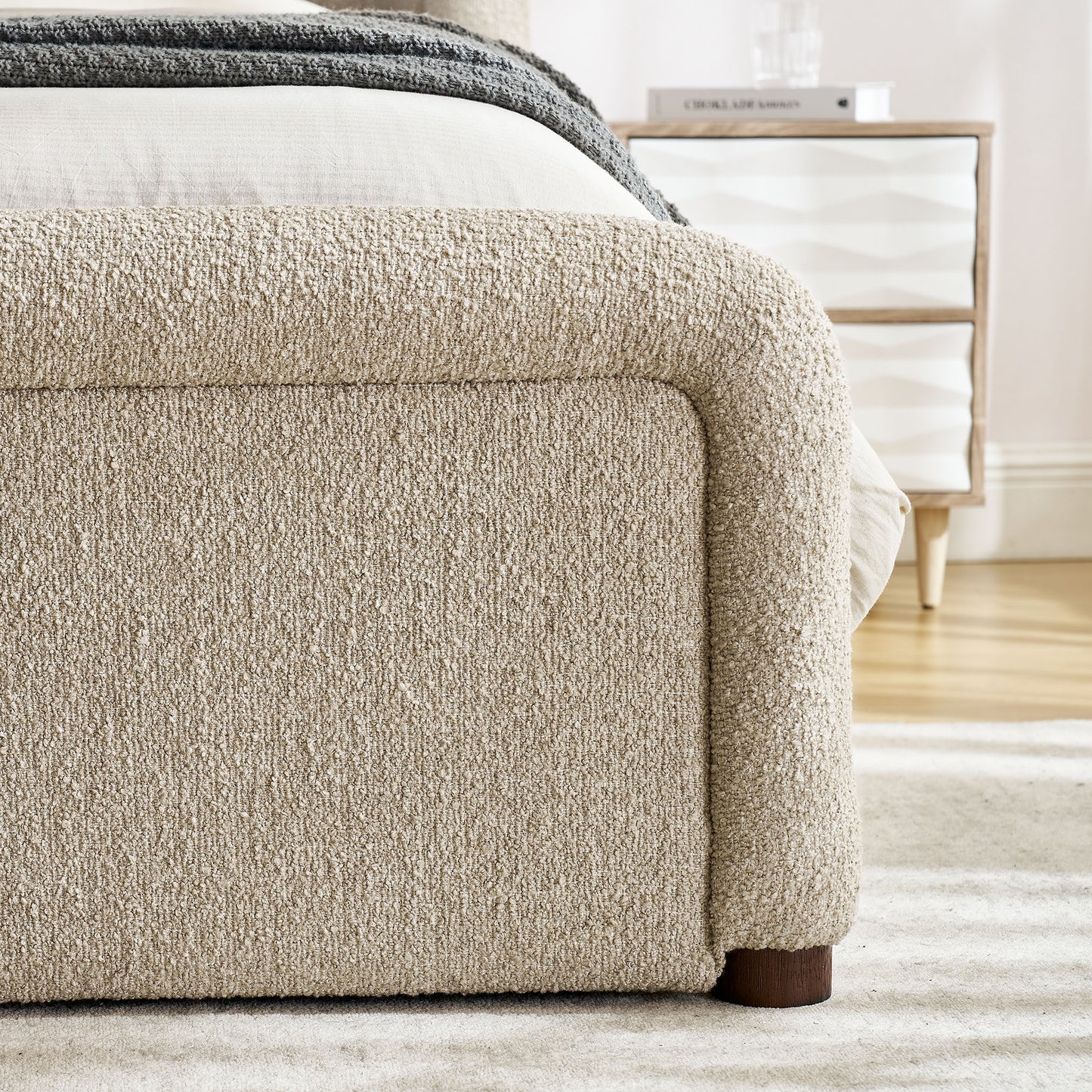 Tasmin Queen Upholstered Fabric Platform Bed by Modway
