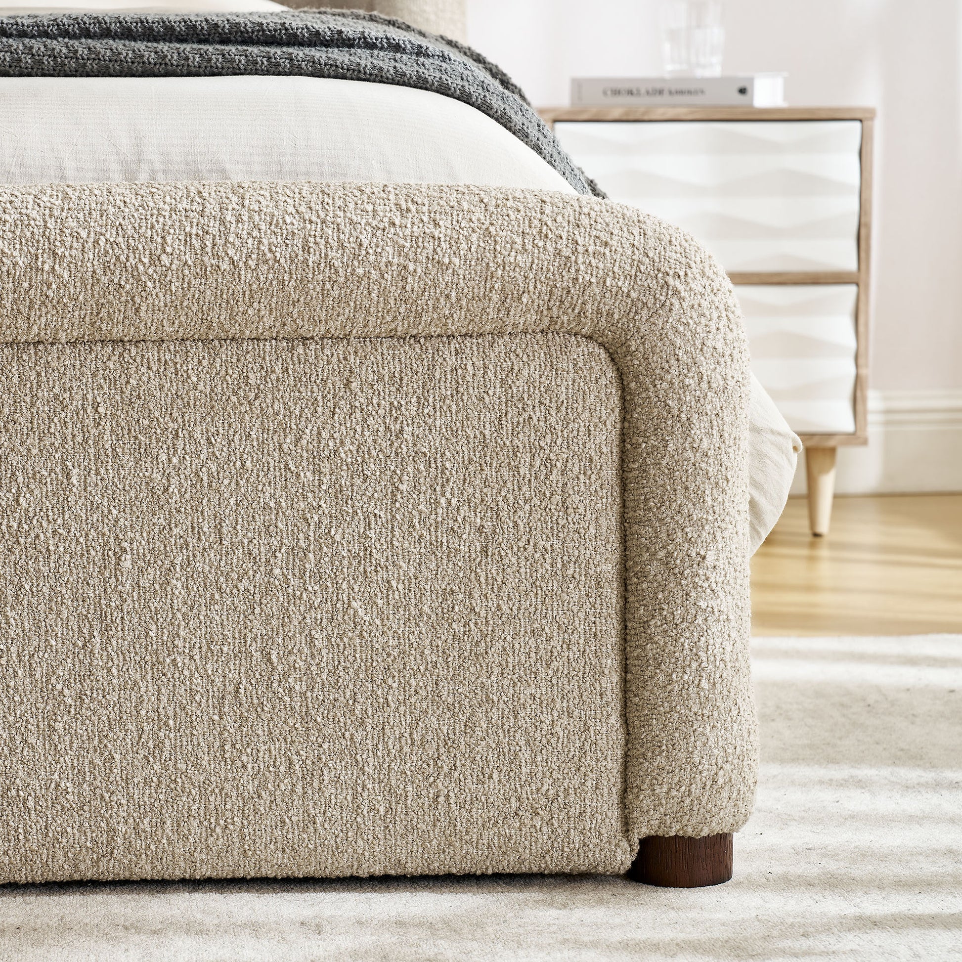 Tasmin Queen Upholstered Fabric Platform Bed by Modway
